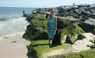 Gayle B.'s photo of camping with pets at Delaware Seashore State Park Campground near Ellendale, DE