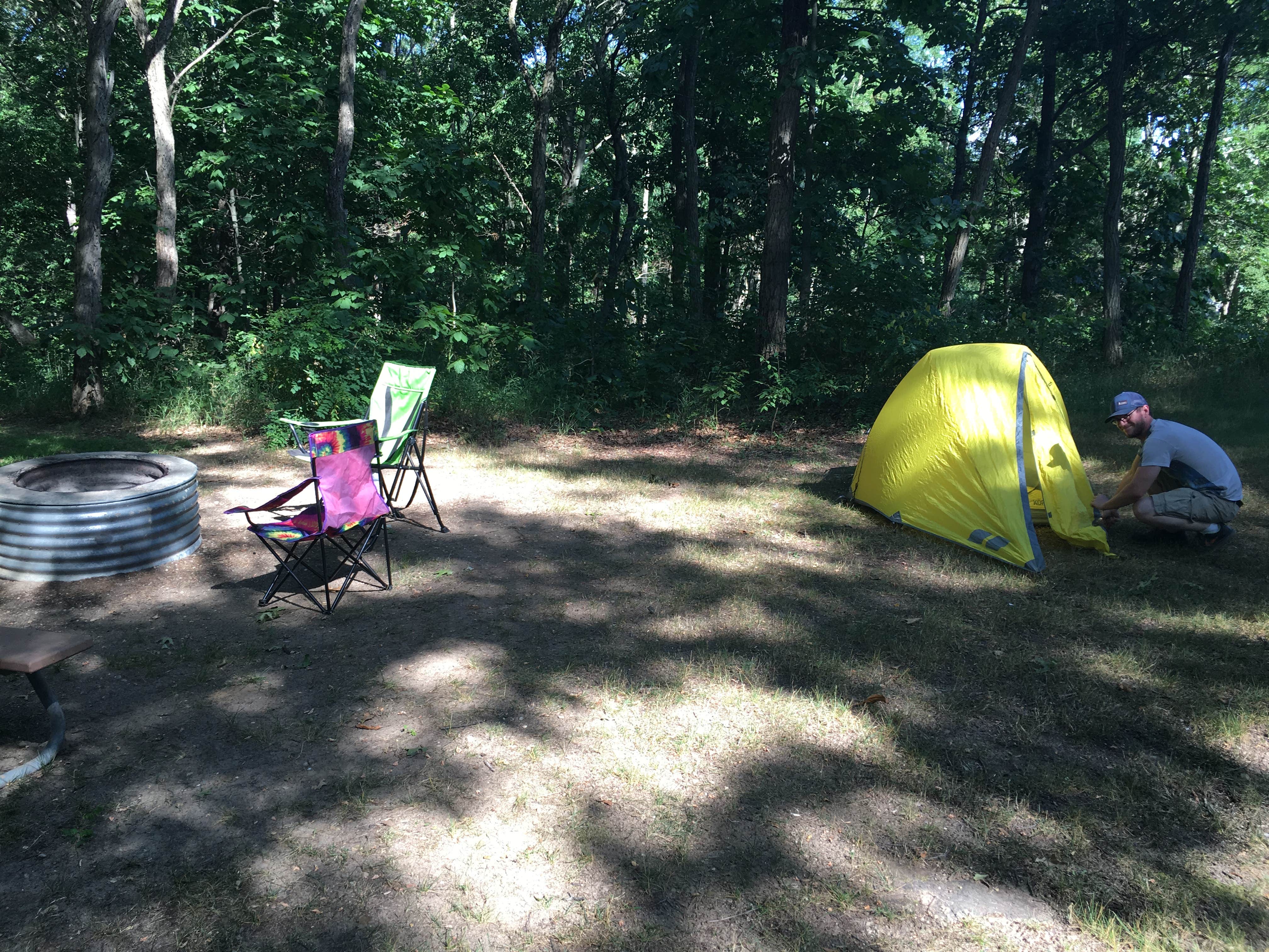 Camper submitted image from Deep Lake Rustic Campground — Yankee Springs Recreation Area - TEMPORARILY CLOSED IN 2024 - 2