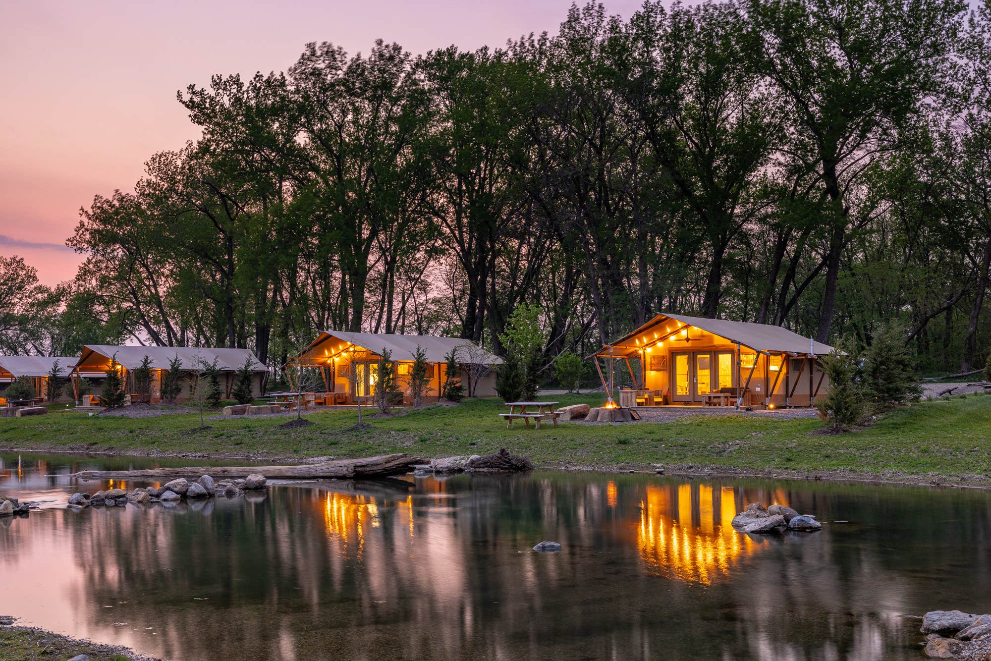 The Dyrt's photo of a cabin at Sankoty Lakes near Streator, IL