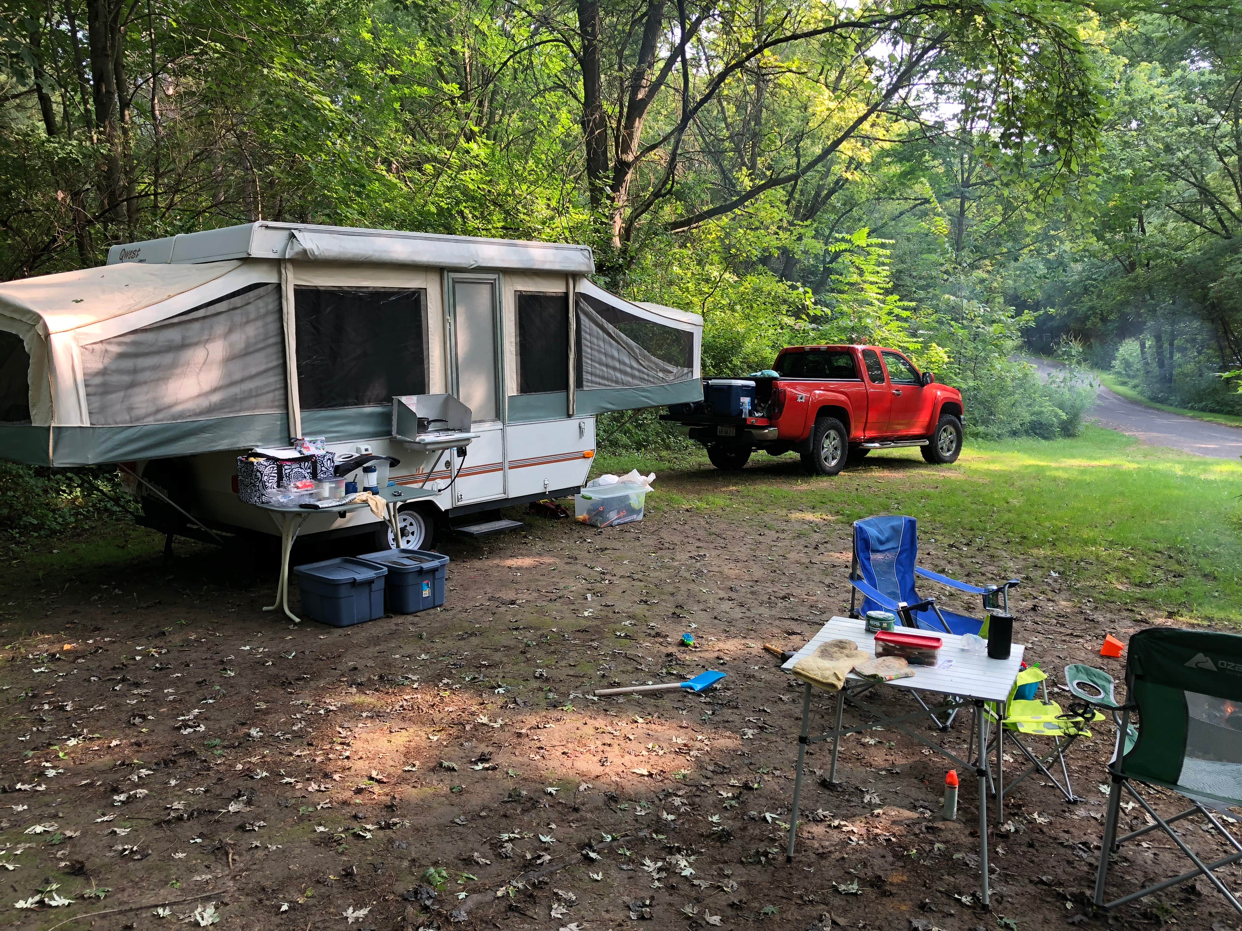 jeremy S.'s photo of rv camping at Yellowstone Lake State Park Campground near Platteville, WI