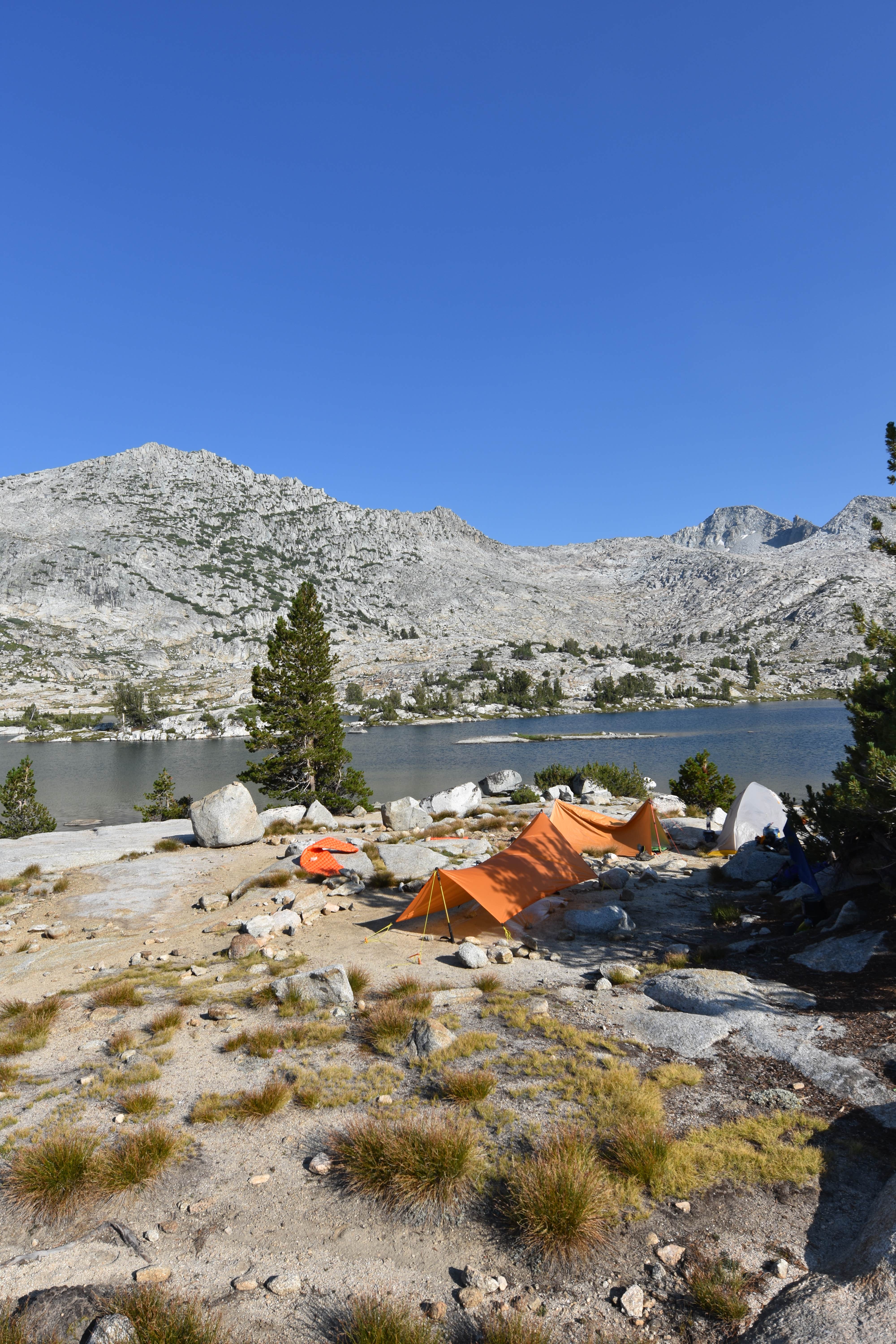 Steph H.'s photo of a dispersed camping area at Marie Lake, John Muir Trail near Wishon, CA