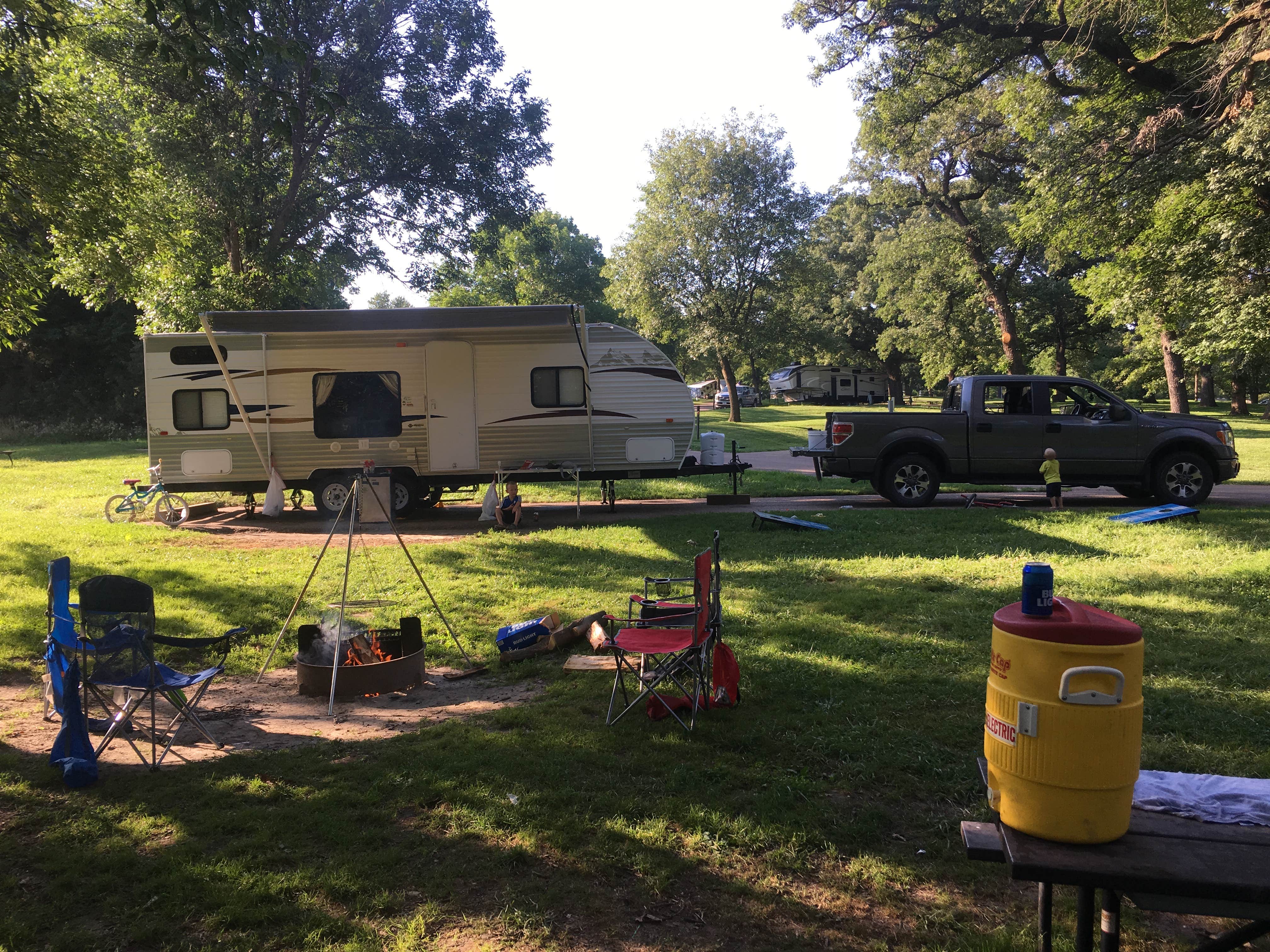 John K.'s photo of rv camping at Eugene T. Mahoney State Park Campground near Hickman, NE