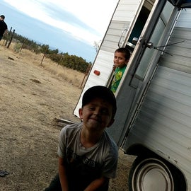 Our boys love to come camping! And get dirty of course!