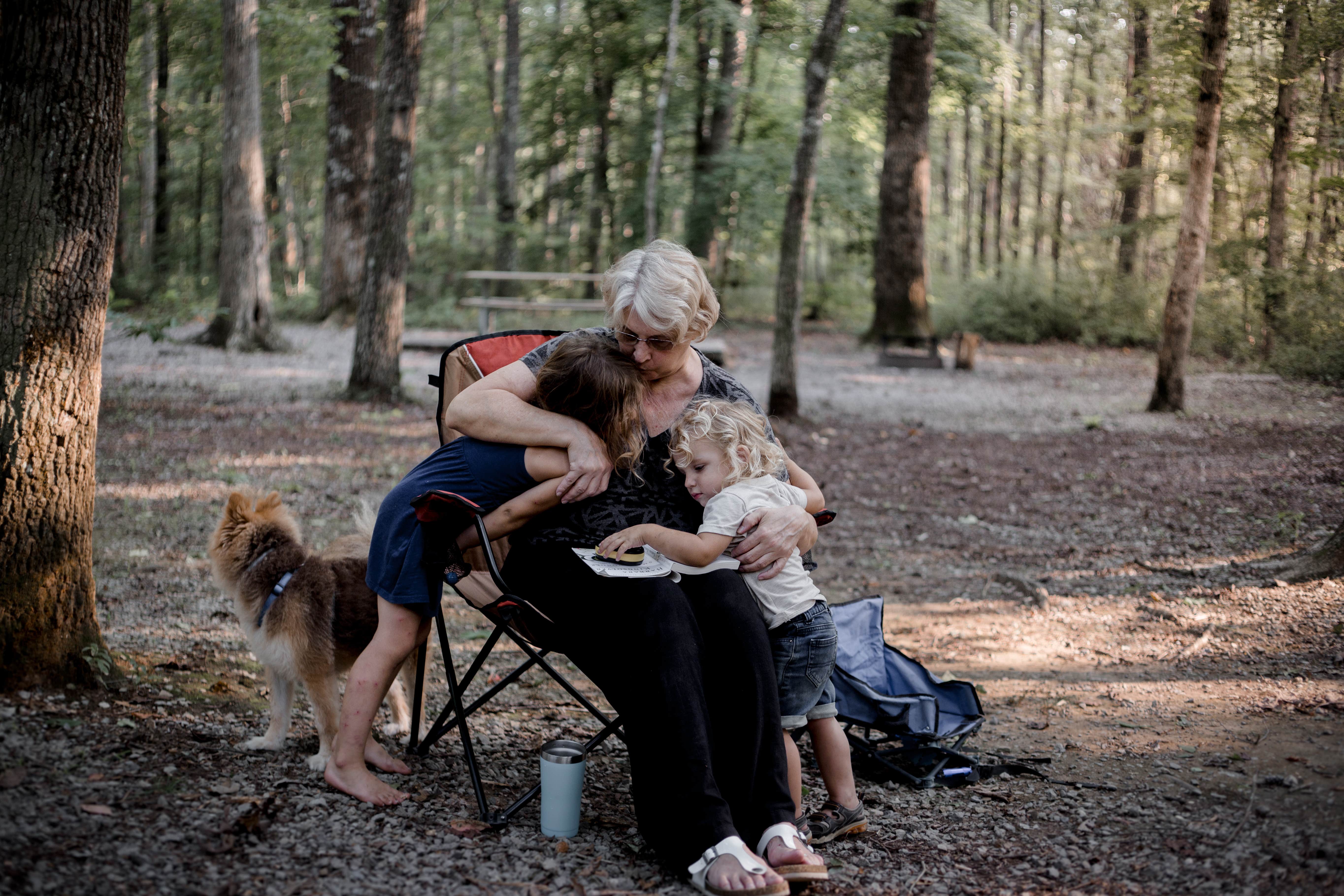 Stephanie J.'s photo of camping with pets at Foster Falls Campground — South Cumberland State Park near Lynchburg, Moore County, TN