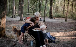 Stephanie J.'s photo of camping with pets at Foster Falls Campground — South Cumberland State Park near Sherwood, TN