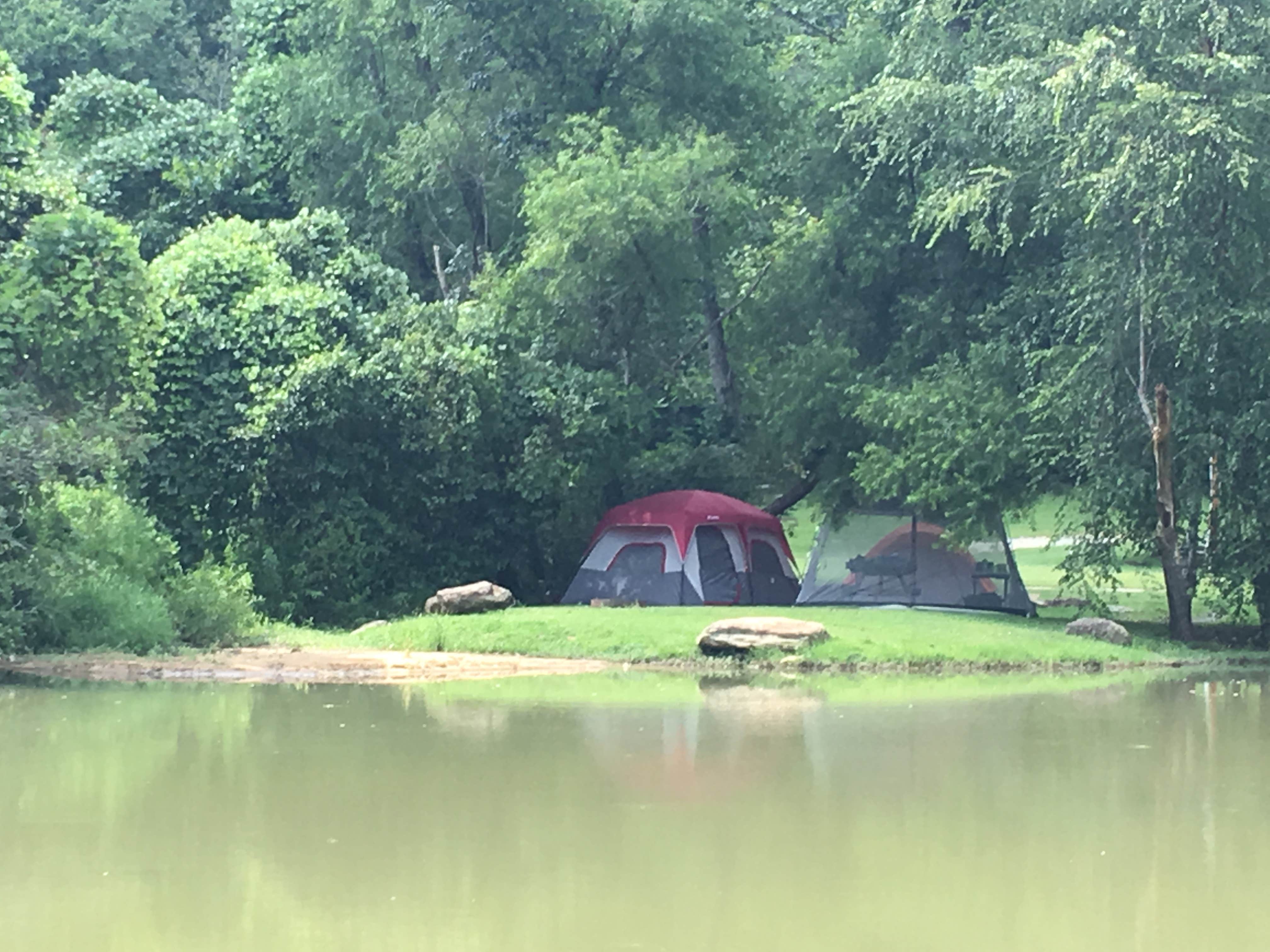 Camper-submitted photo at Hitching Post Campground near Zirconia, NC
