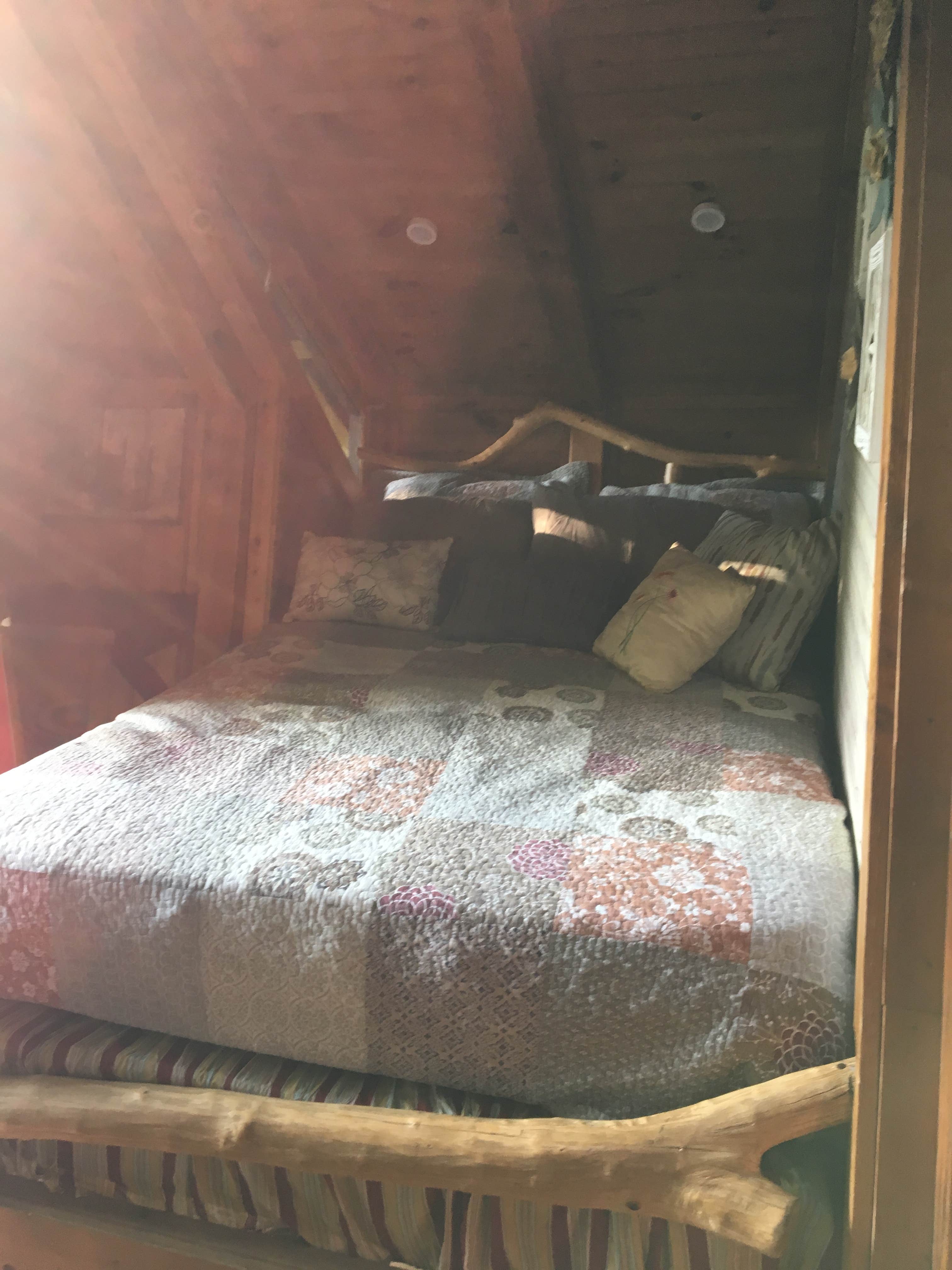 Jamie M.'s photo of glamping accommodations at Creek Ridge Camping near Candler, NC