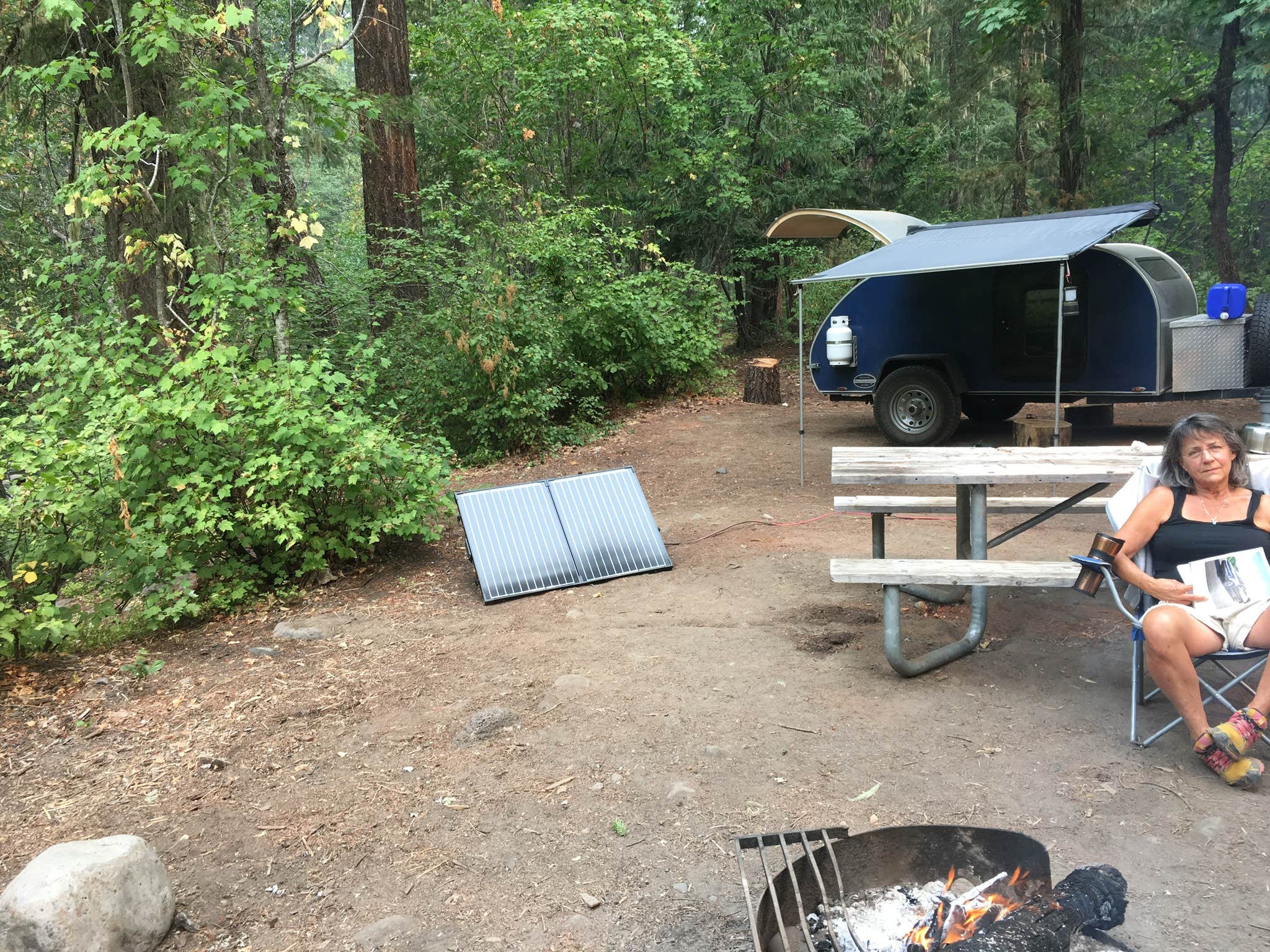 Camper-submitted photo at Trout Creek near White Salmon, WA