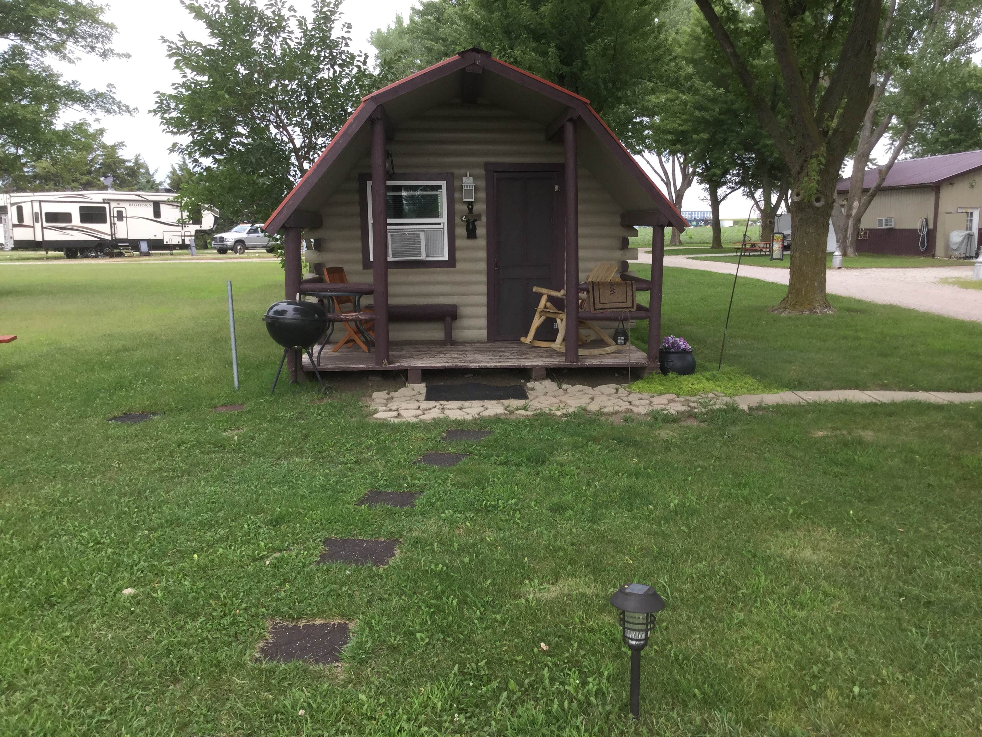 Shannon G.'s photo of a cabin at Prairie Oasis Campground & Cabins near Brainard, NE