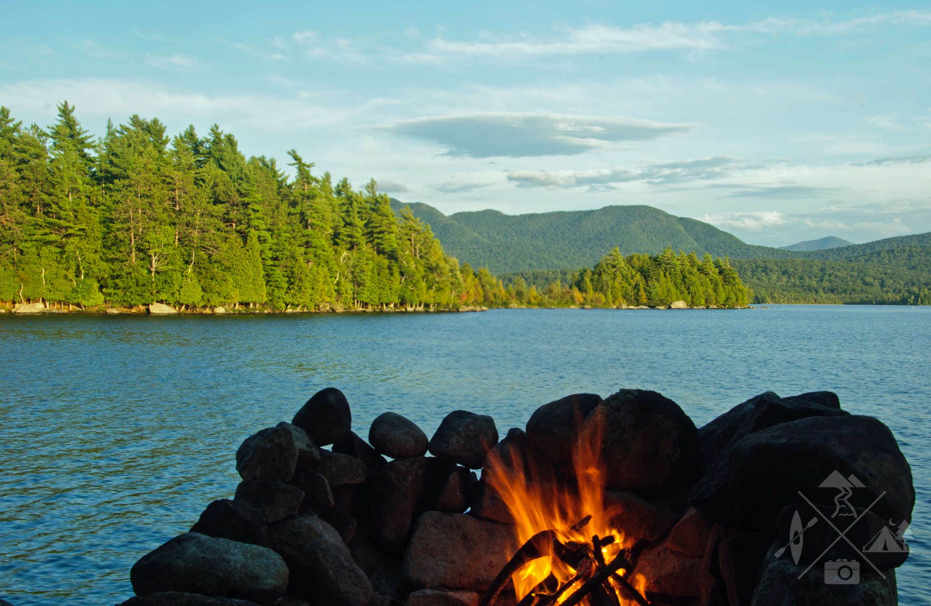 Camper submitted image from Saranac Lake Islands Adirondack Preserve Campground - 2