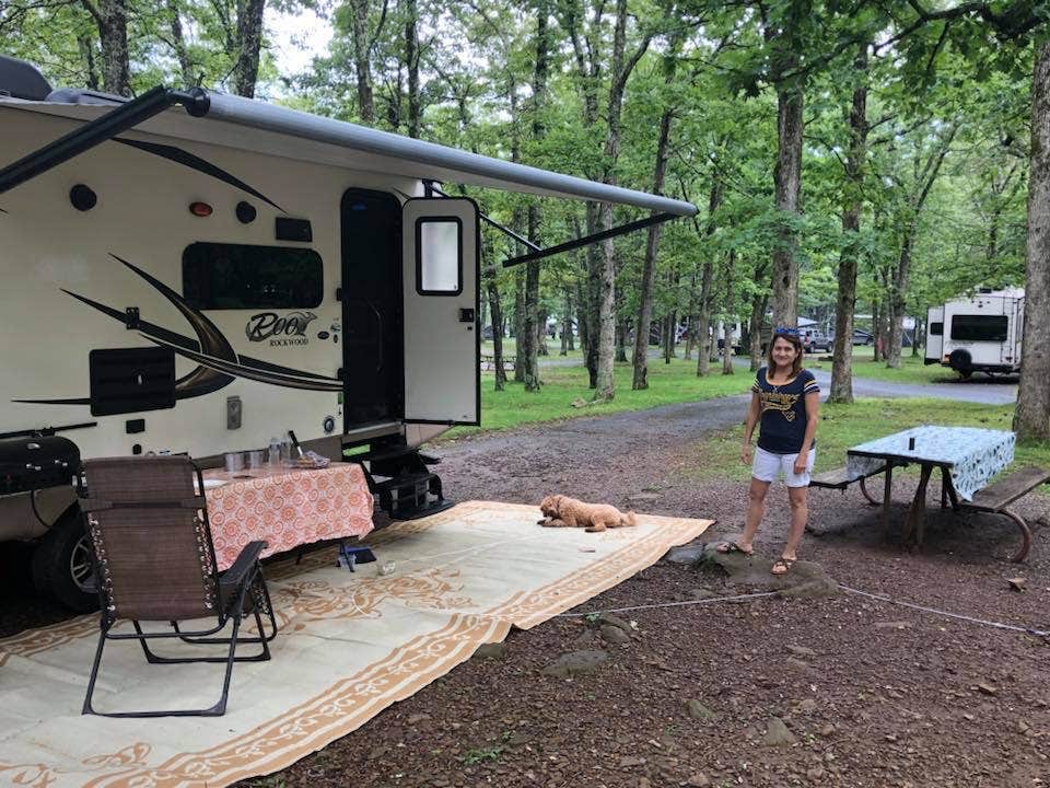Charlotte D.'s photo of rv camping at Big Meadows Campground — Shenandoah National Park near Crozet, VA