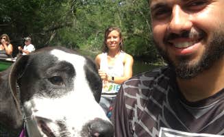 Shayna B.'s photo of camping with pets at Wekiwa Springs State Park Campground near Titusville, FL