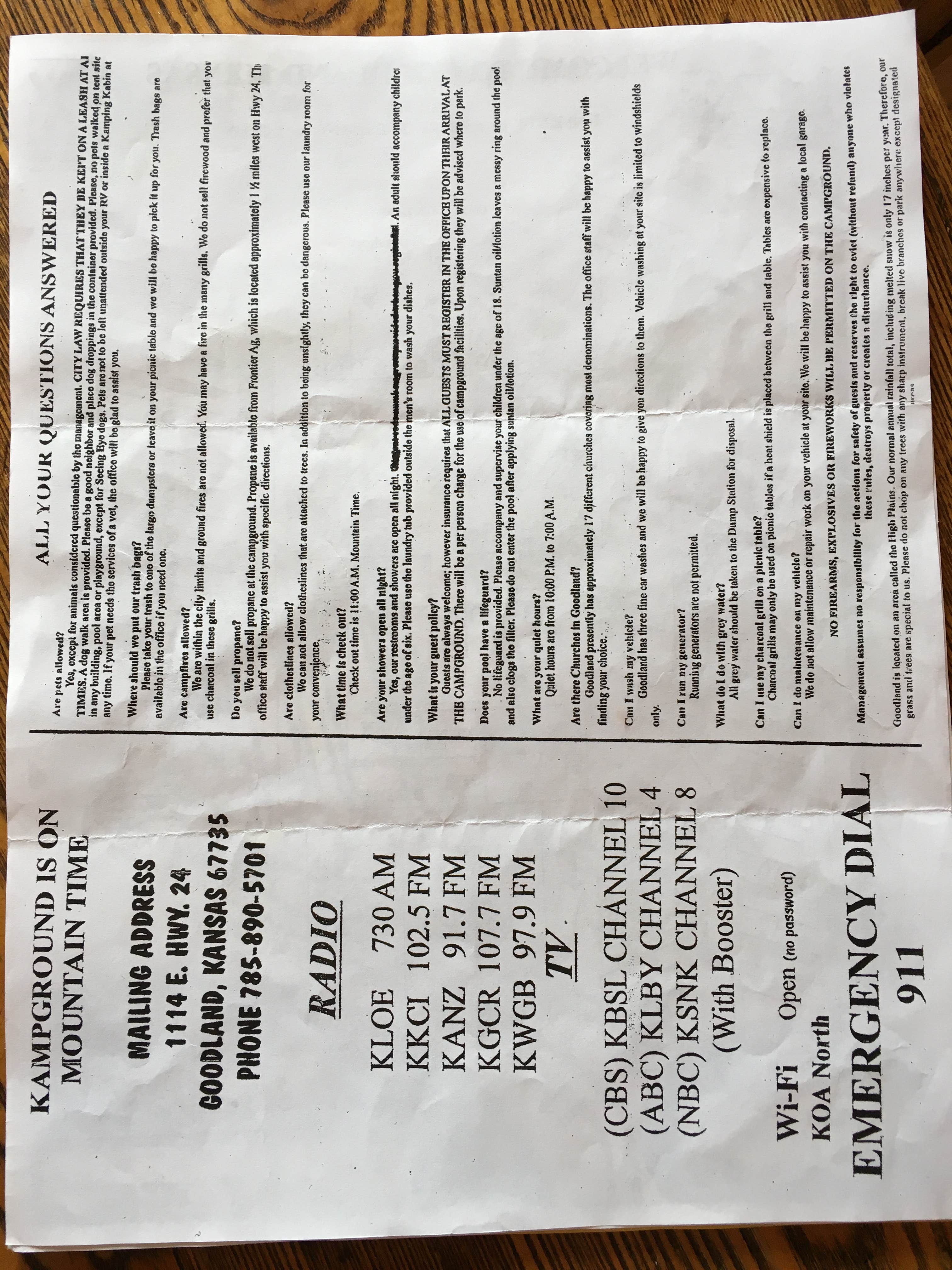 Camper-submitted photo at Goodland KOA in Kansas