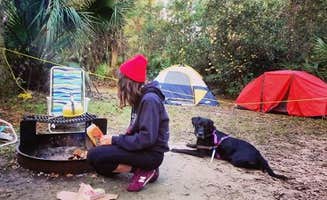 Jennifer T.'s photo of camping with pets at Juniper Springs Rec Area - Tropical Camp Area near Ocala National Forest