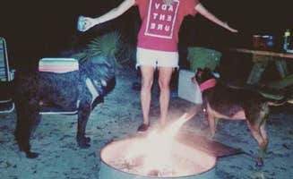 Jennifer T.'s photo of camping with pets at Little Manatee River State Park Campground near St. Petersburg, FL