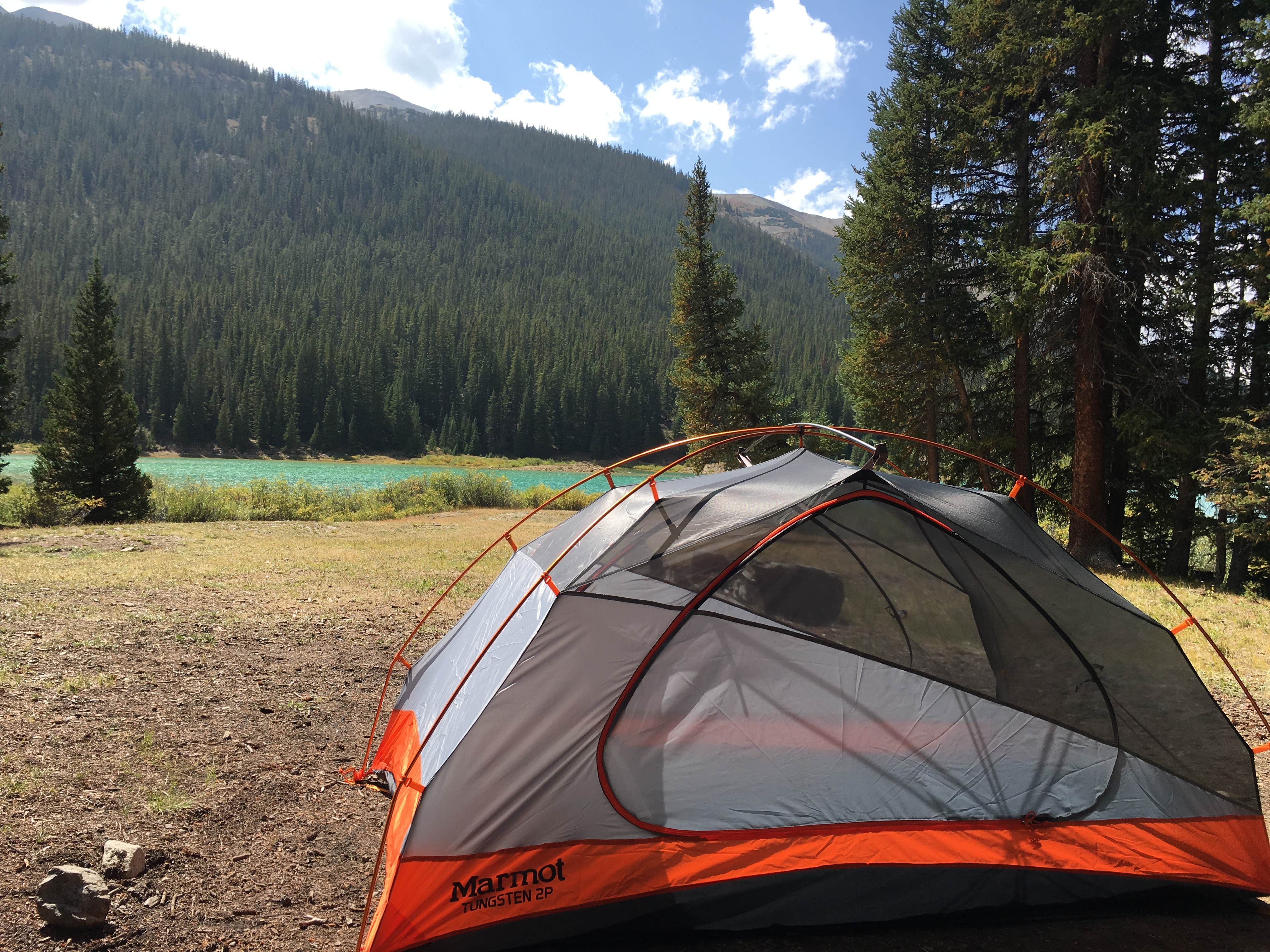 Christina S.'s photo of tent camping at Portal Campground near Granite, CO