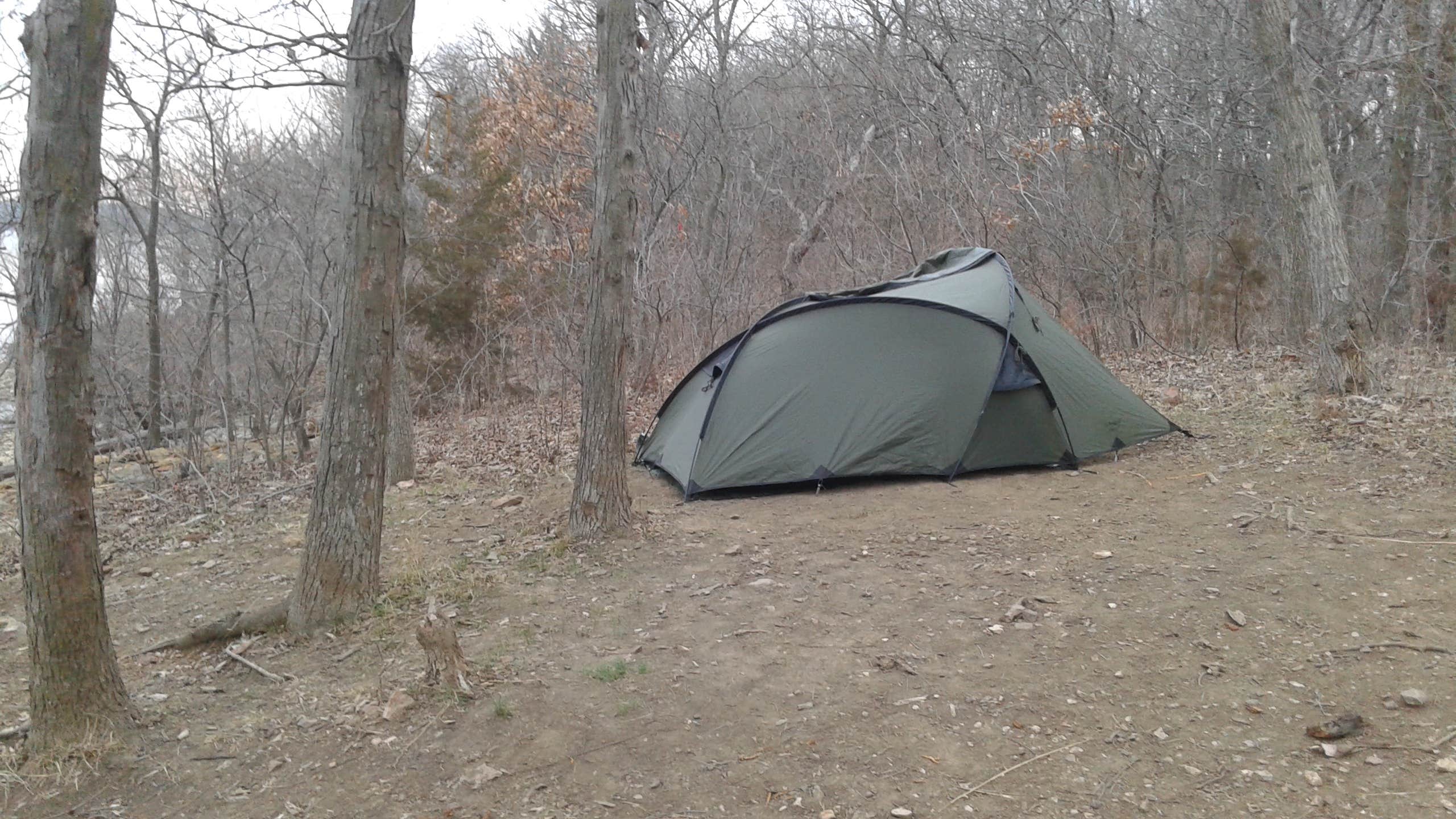 Jason B.'s photo of tent camping at Woodridge - Clinton Lake near Overbrook, KS