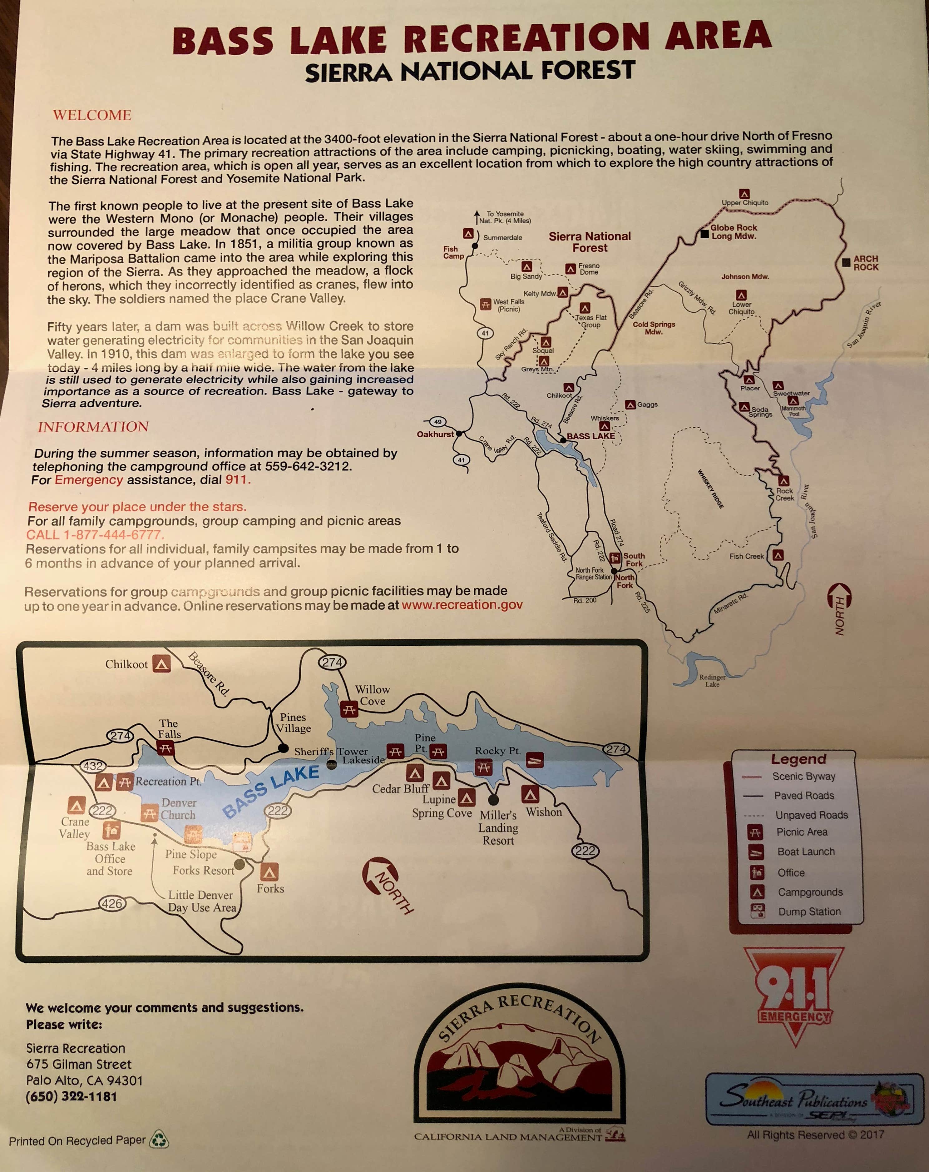 Camper-submitted photo at Bass Lake Recreation Area Rudy near Clovis, CA