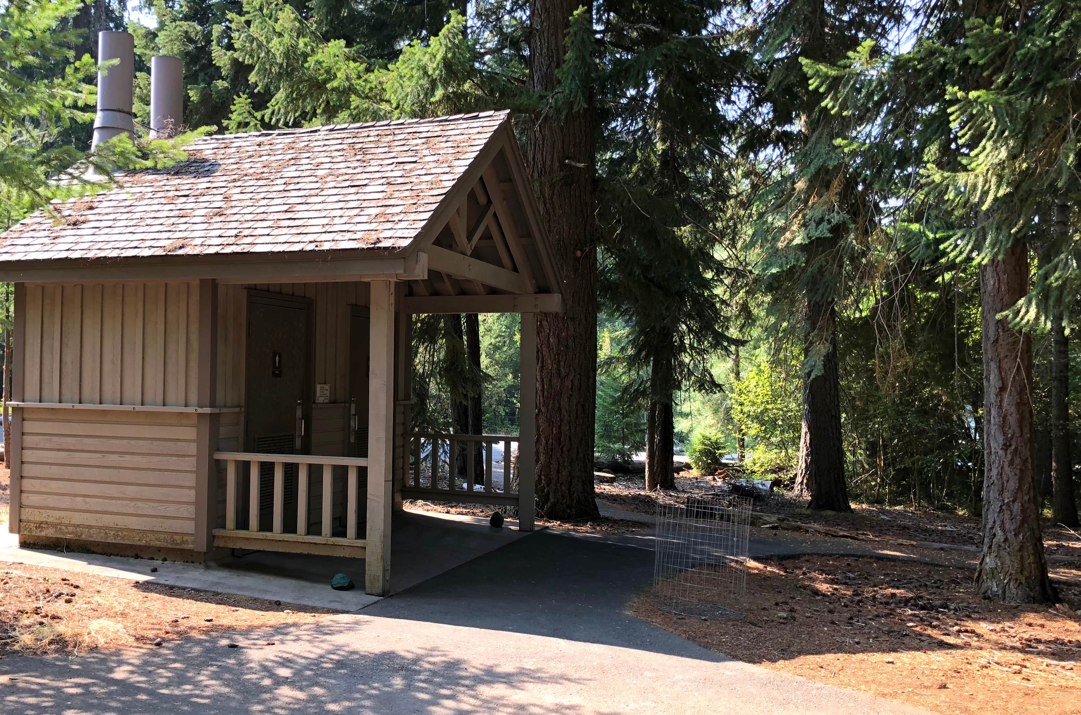 Corinna B.'s photo of glamping accommodations at Sunset Cove Campground near Gilchrist, OR