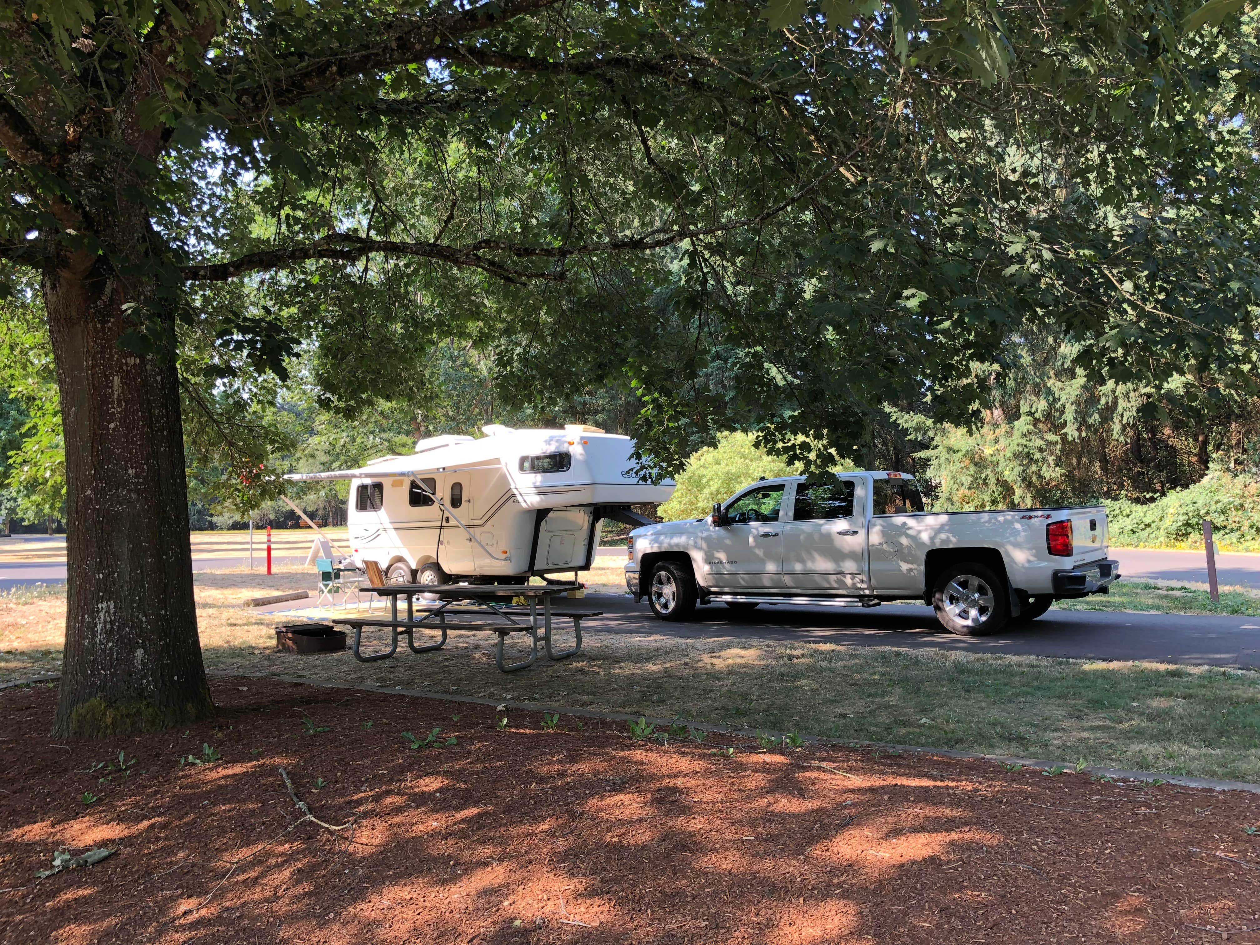 Brian C.'s photo of rv camping at Armitage Park & Campground - a Lane County Park near Lowell, OR