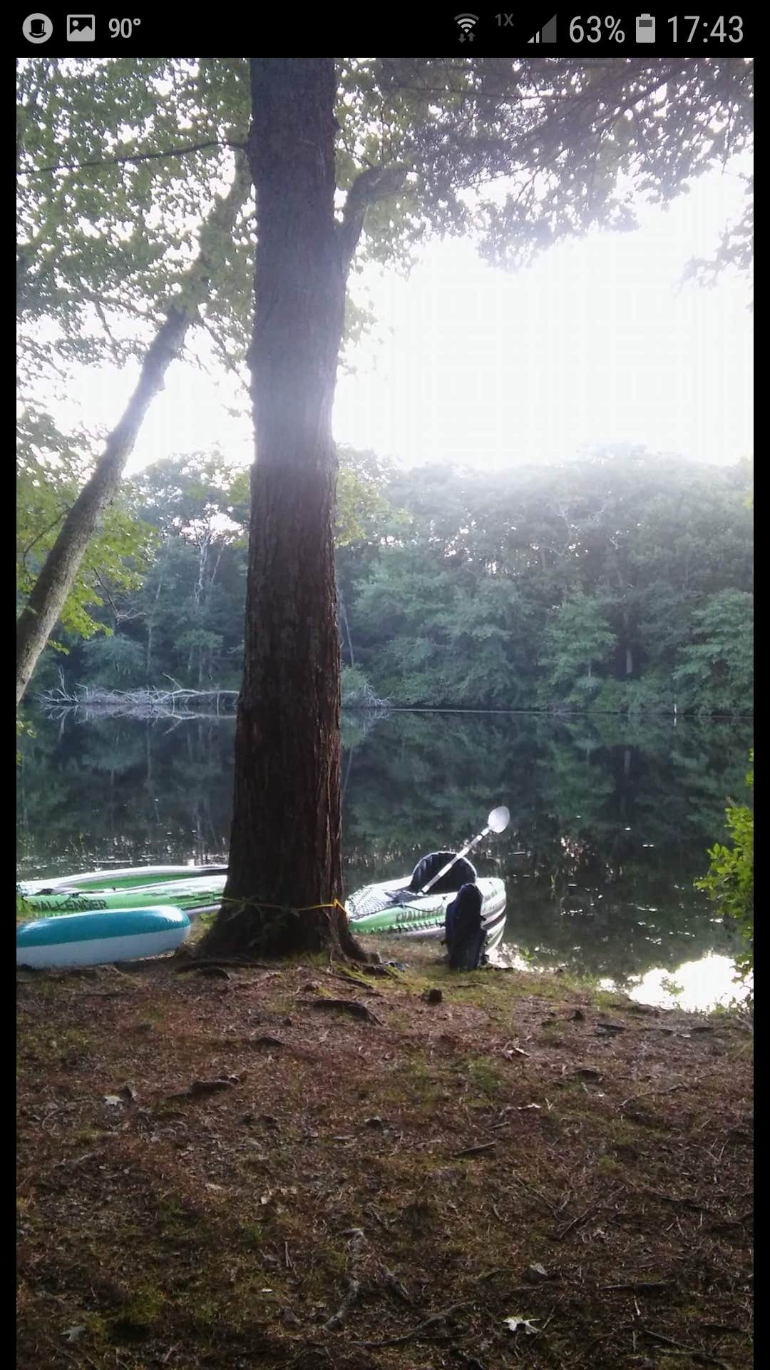 Camper-submitted photo at Hopeville Pond State Park Campground near Lebanon, CT