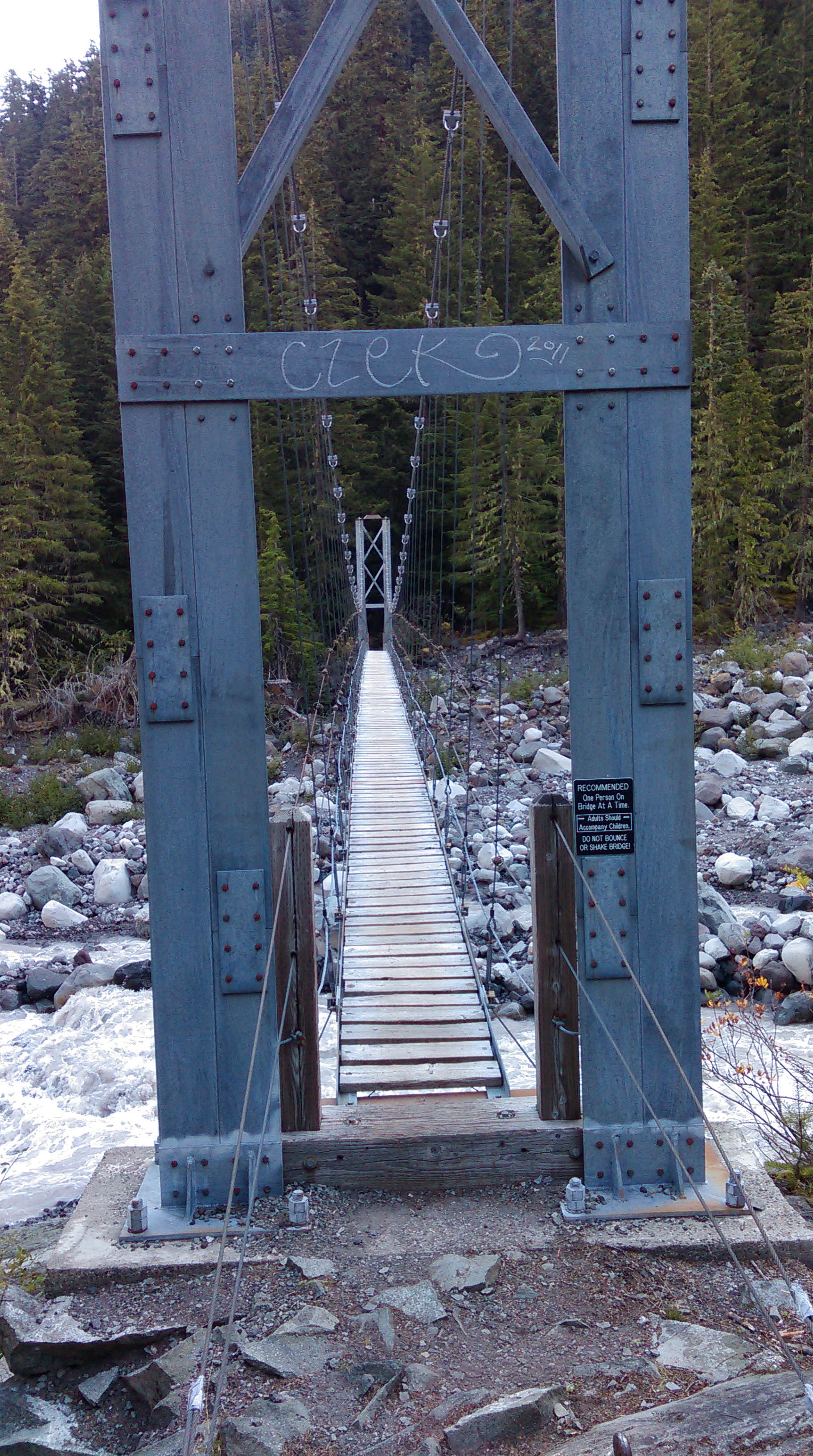 Camper-submitted photo at Carbon River Camp — Mount Rainier National Park near Lake Tapps, WA