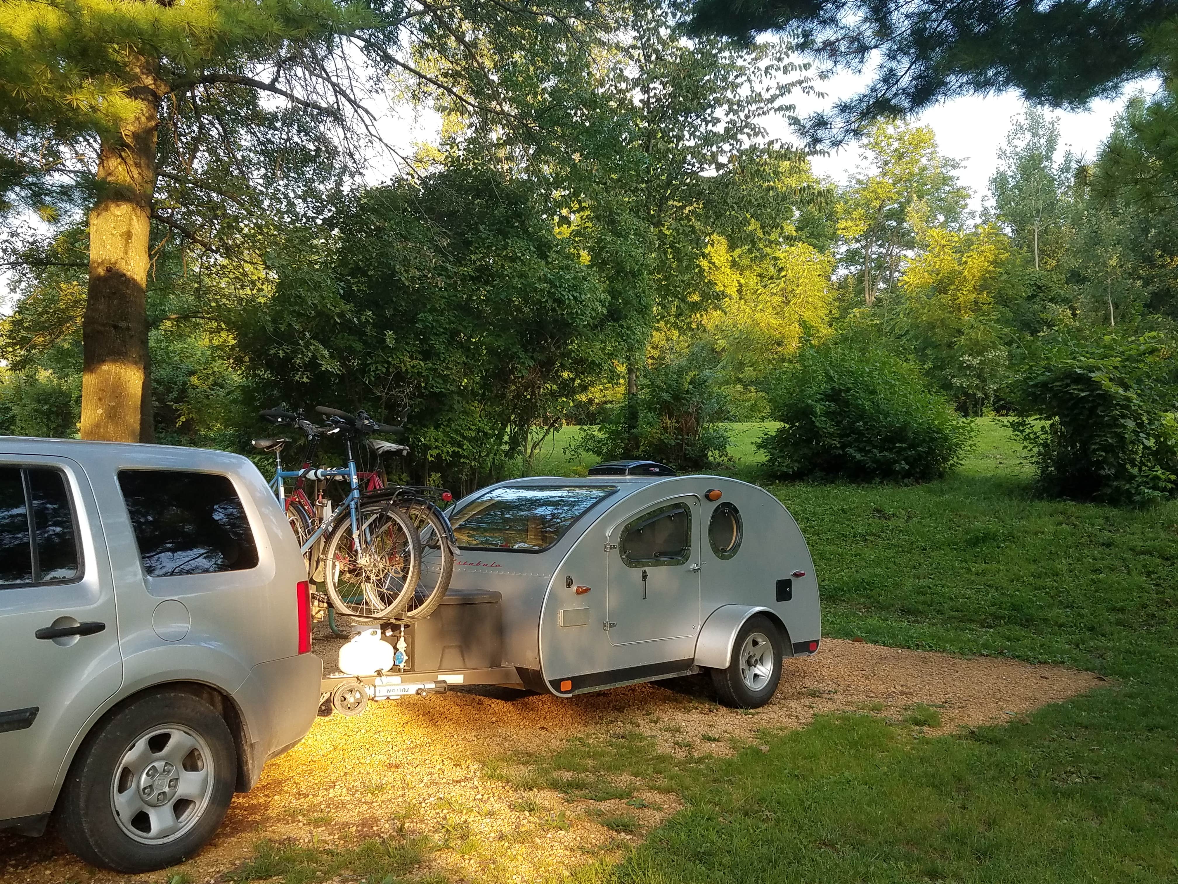 Mary S.'s photo of rv camping at Bellevue State Park Campground — Dyas Unit near Hanover, IL