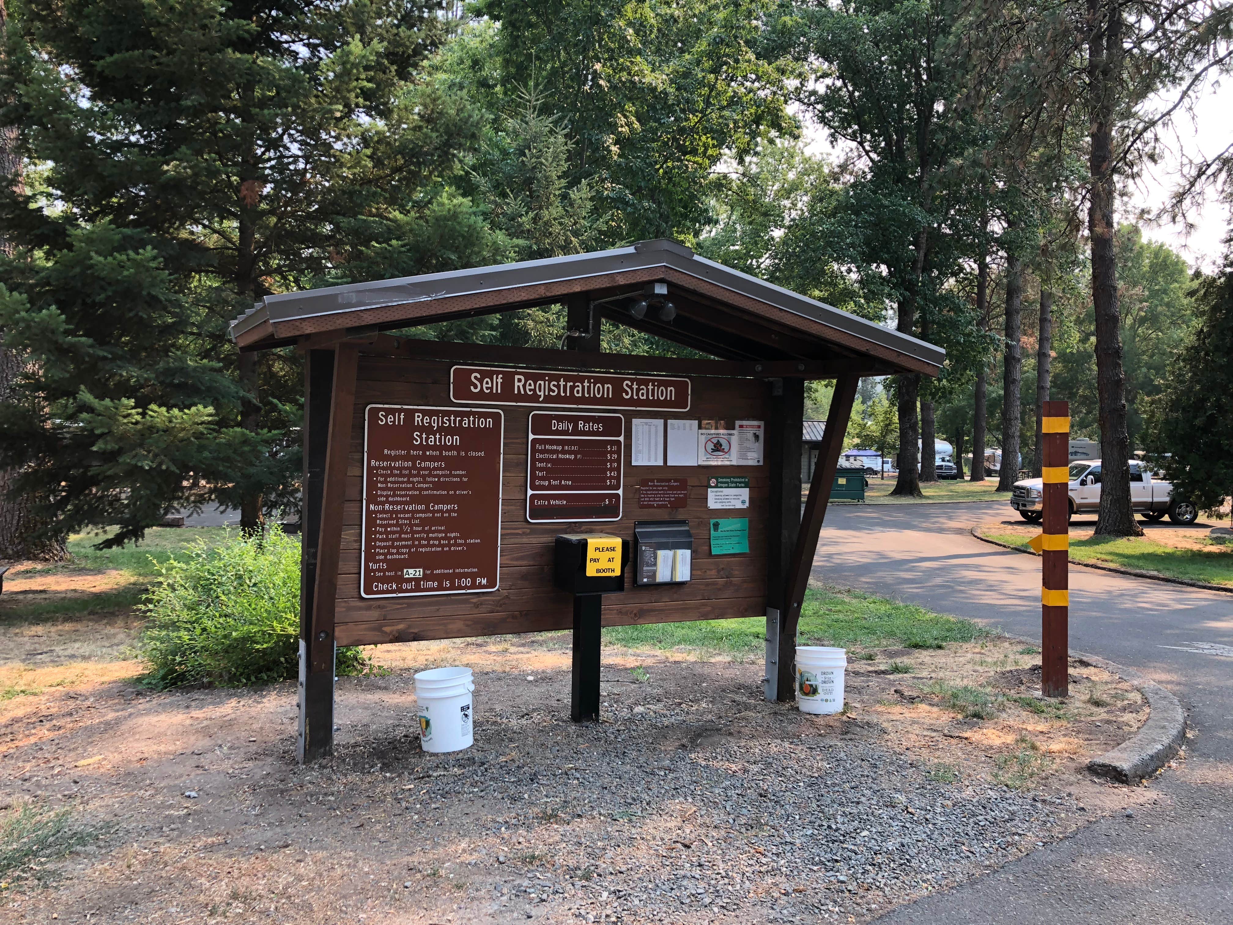 Camper-submitted photo at Valley of the Rogue State Park Campground near White City, OR