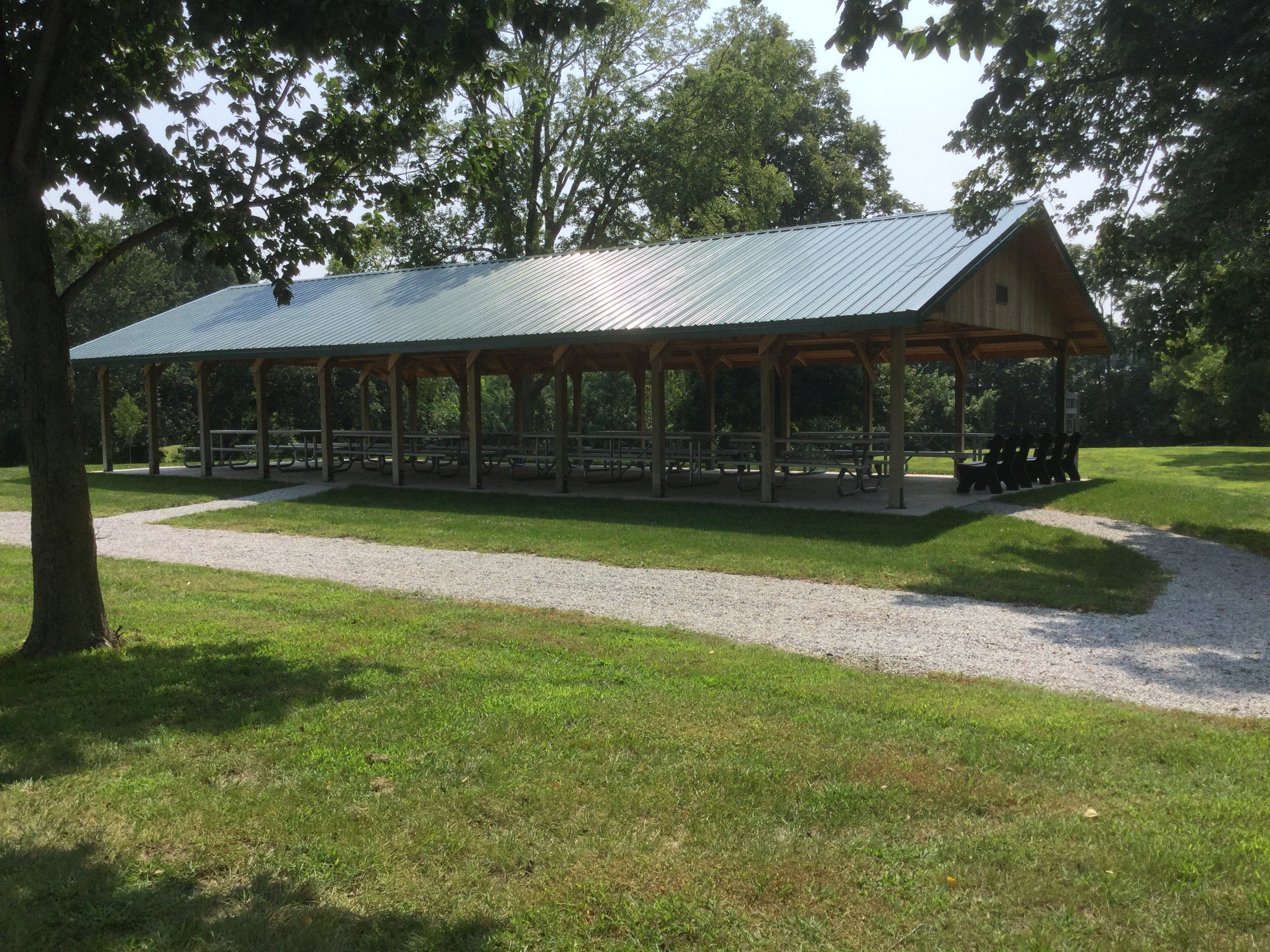 Group picnic shelter