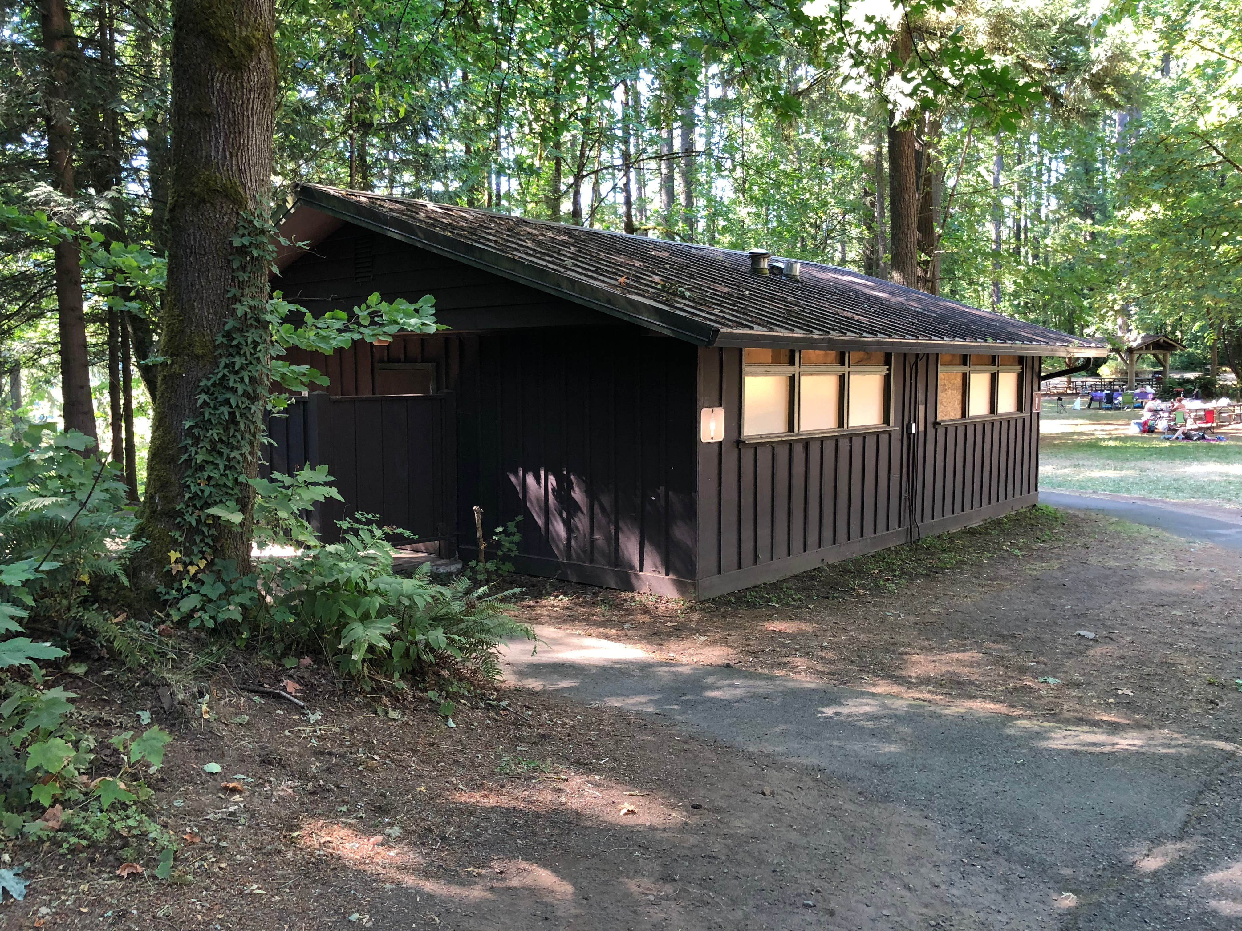 Brian C.'s photo of a cabin at Battle Ground Lake State Park Campground near Ariel, WA