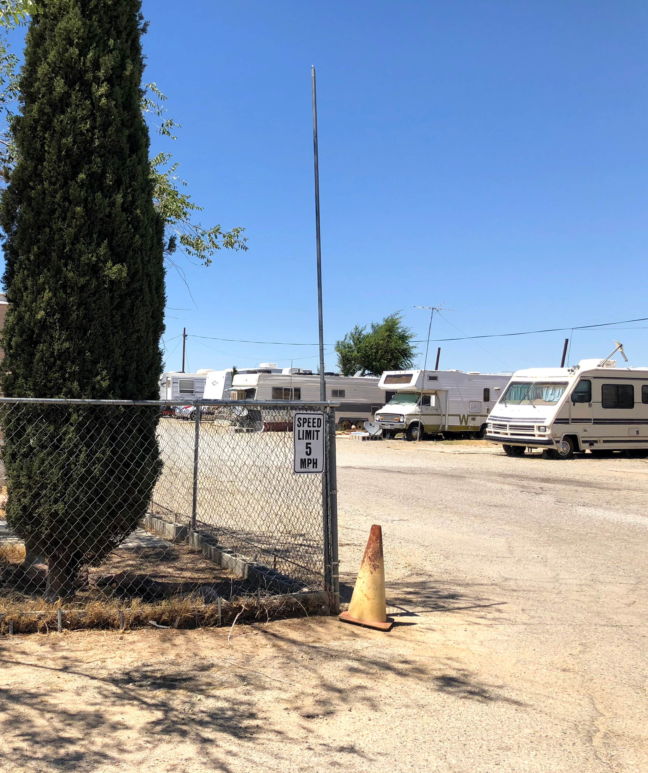 Brian C.'s photo of rv camping at Spaceport RV Park near Acton, CA