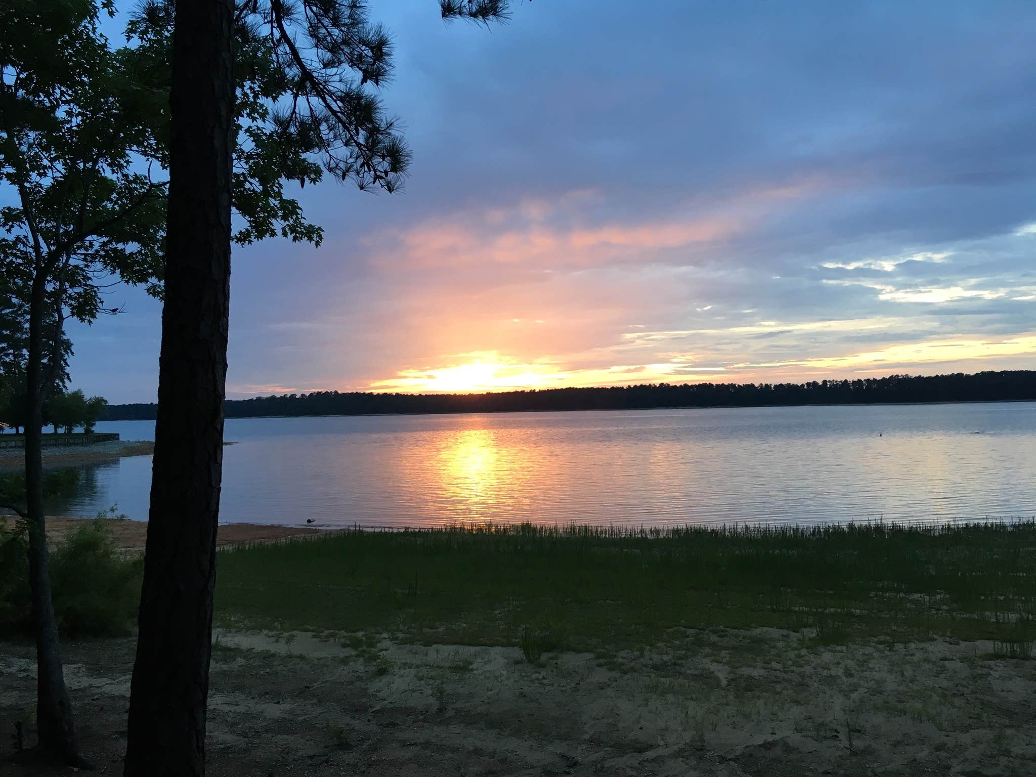 Sunset from site 74