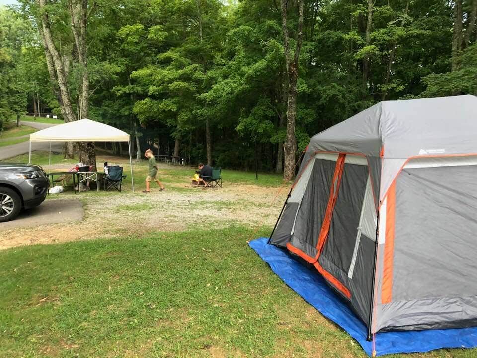 Our campsite Loop 1 Site 6! Very roomy! 