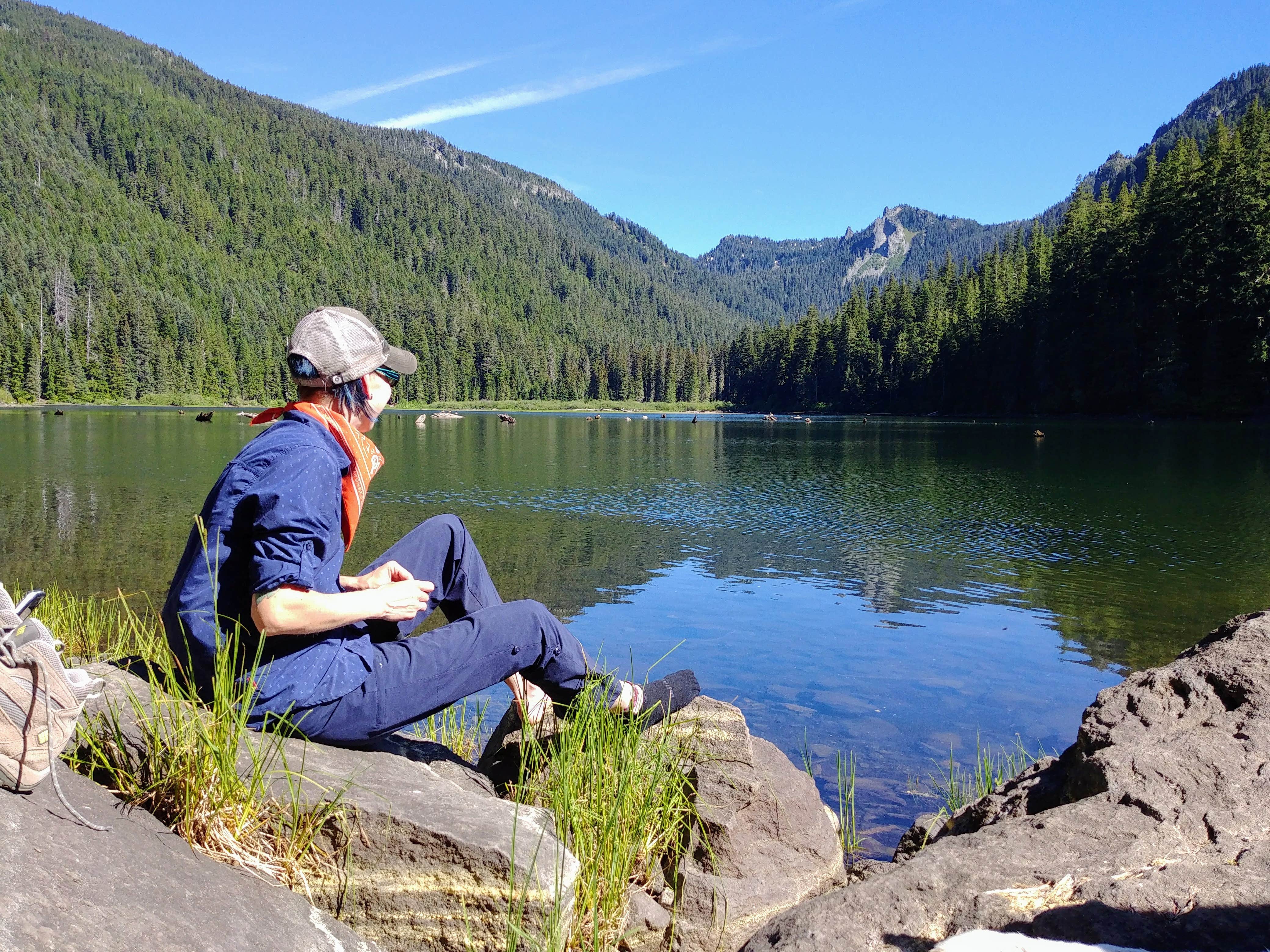 Camper-submitted photo at Pamelia Lake near Detroit, OR