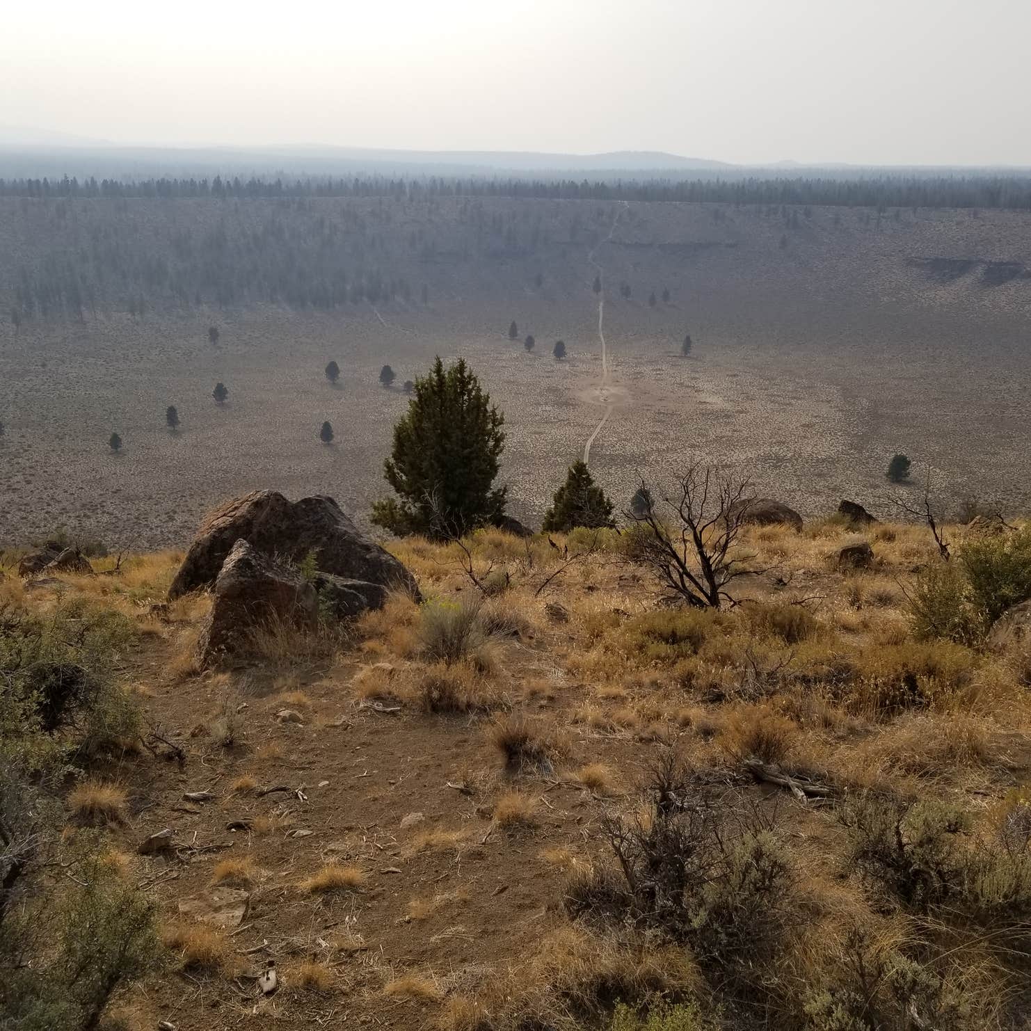 Hole-in-the-Ground at Fort Rock Camping | Fort Rock, OR