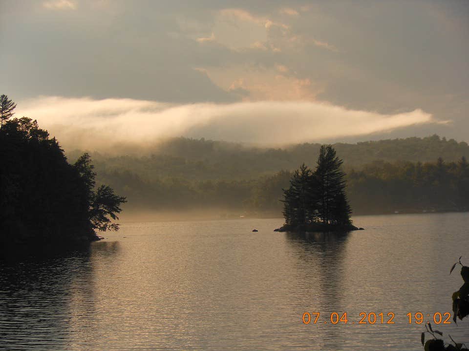 Morning mist on the lake