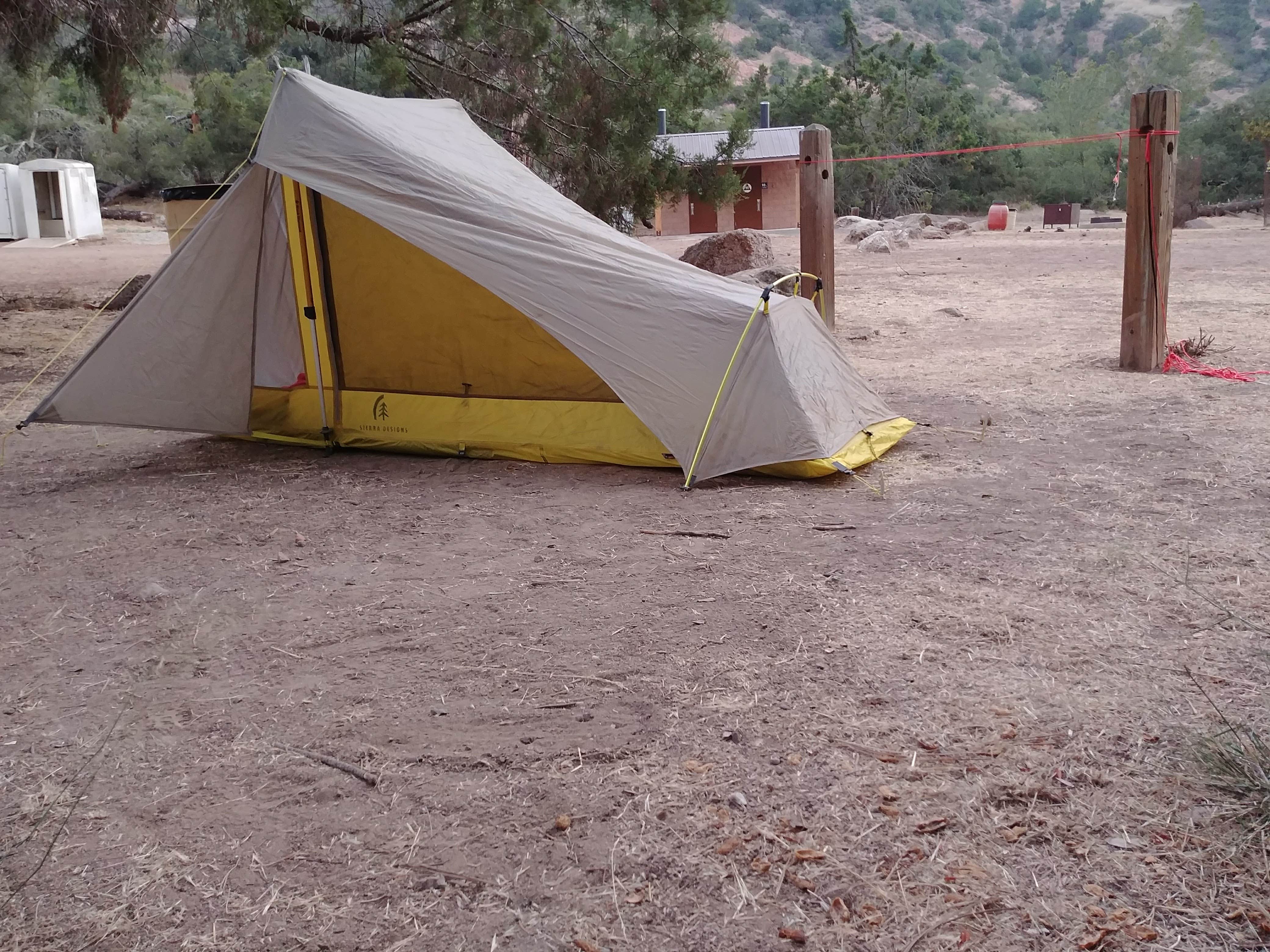 Mandy E.'s photo of tent camping at Black Jack Campground near Sunset Beach, CA