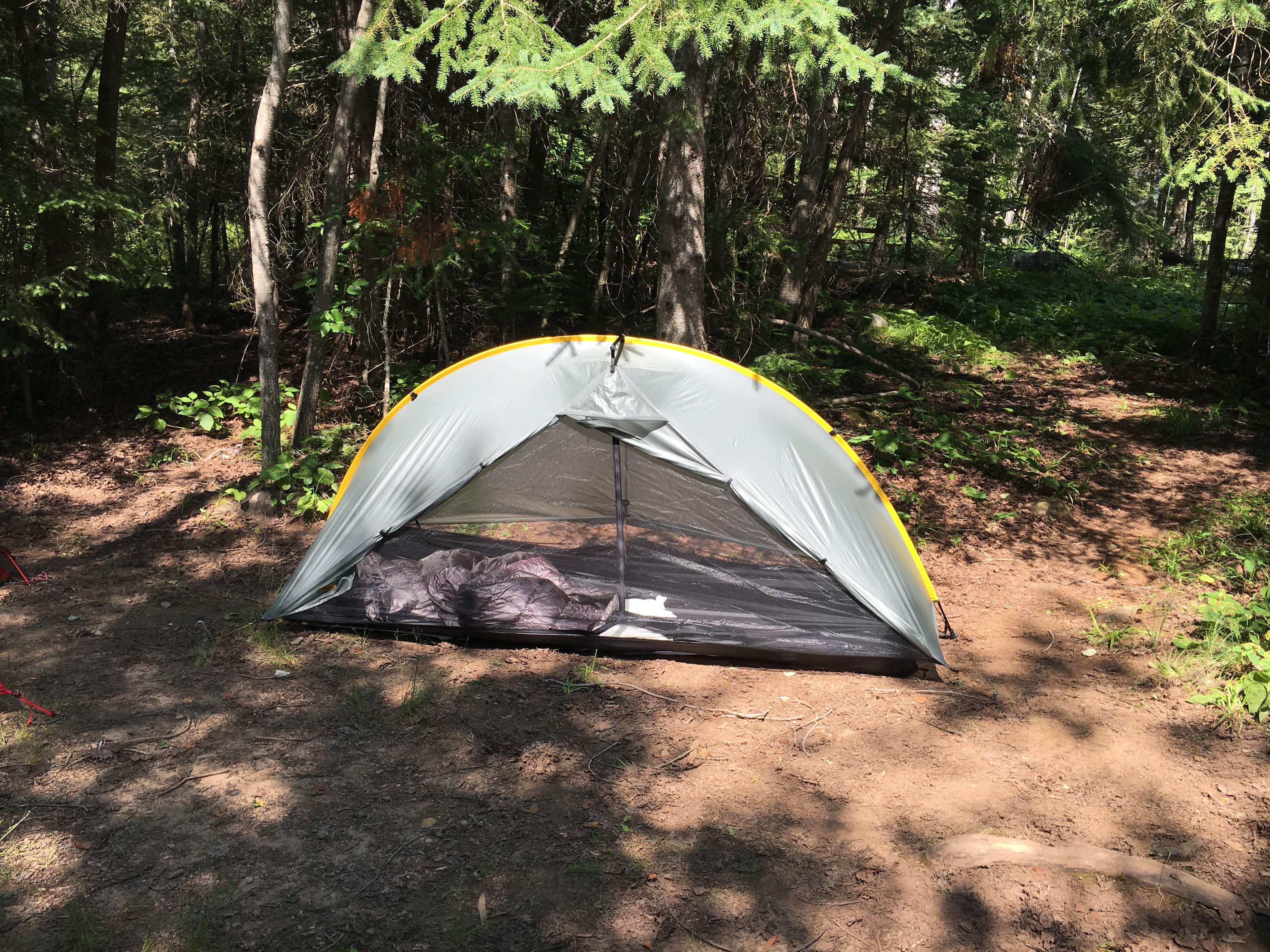 Matt S.'s photo of tent camping at McCargoe Cove Campground — Isle Royale National Park near Isle Royale National Park