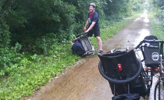 Theresa D.'s photo at Sparta Walk-In Campground — Elroy-Sparta State Trail near Warrens, WI