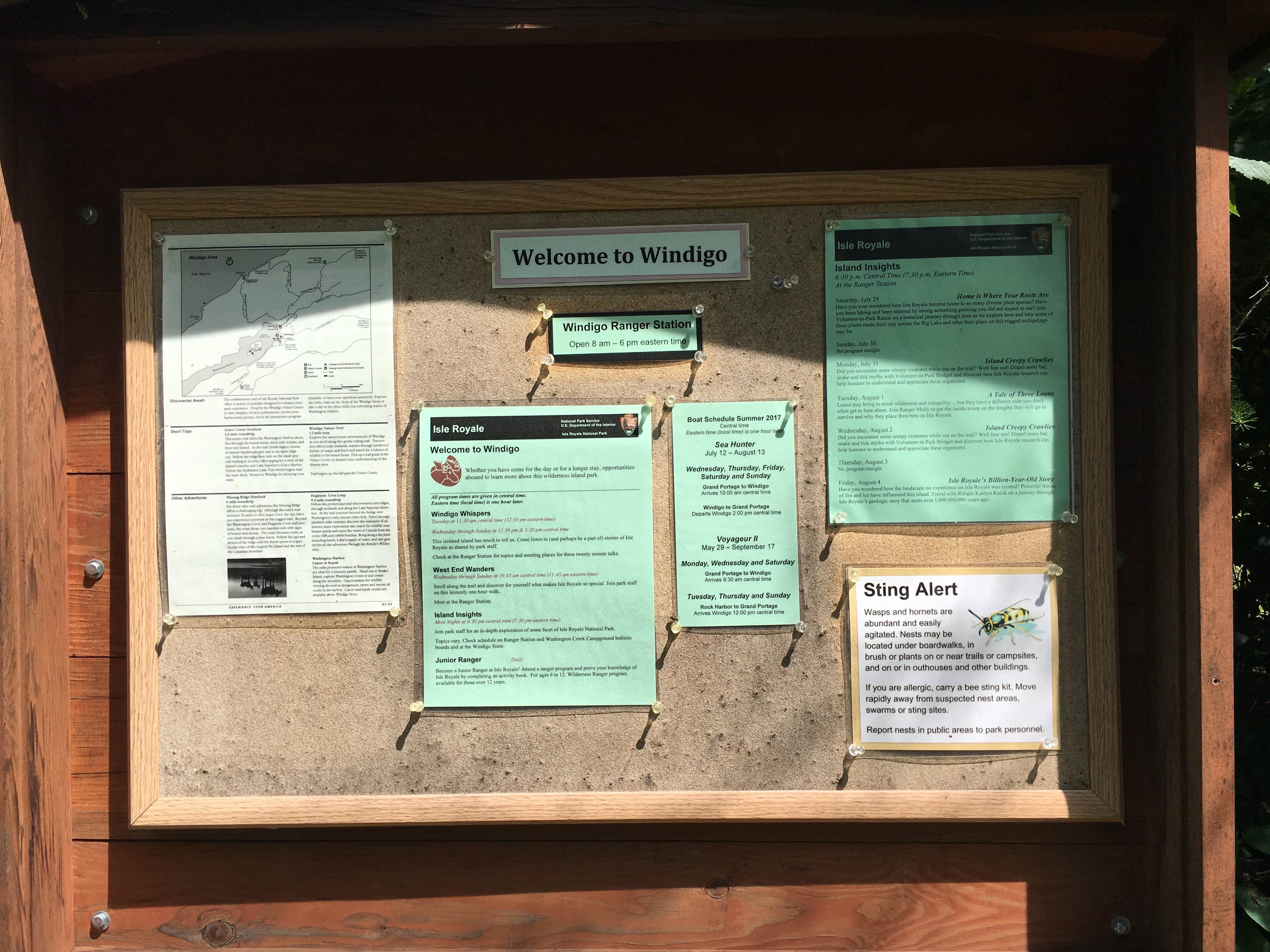 Camper submitted image from Washington Creek Campground — Isle Royale National Park - 2