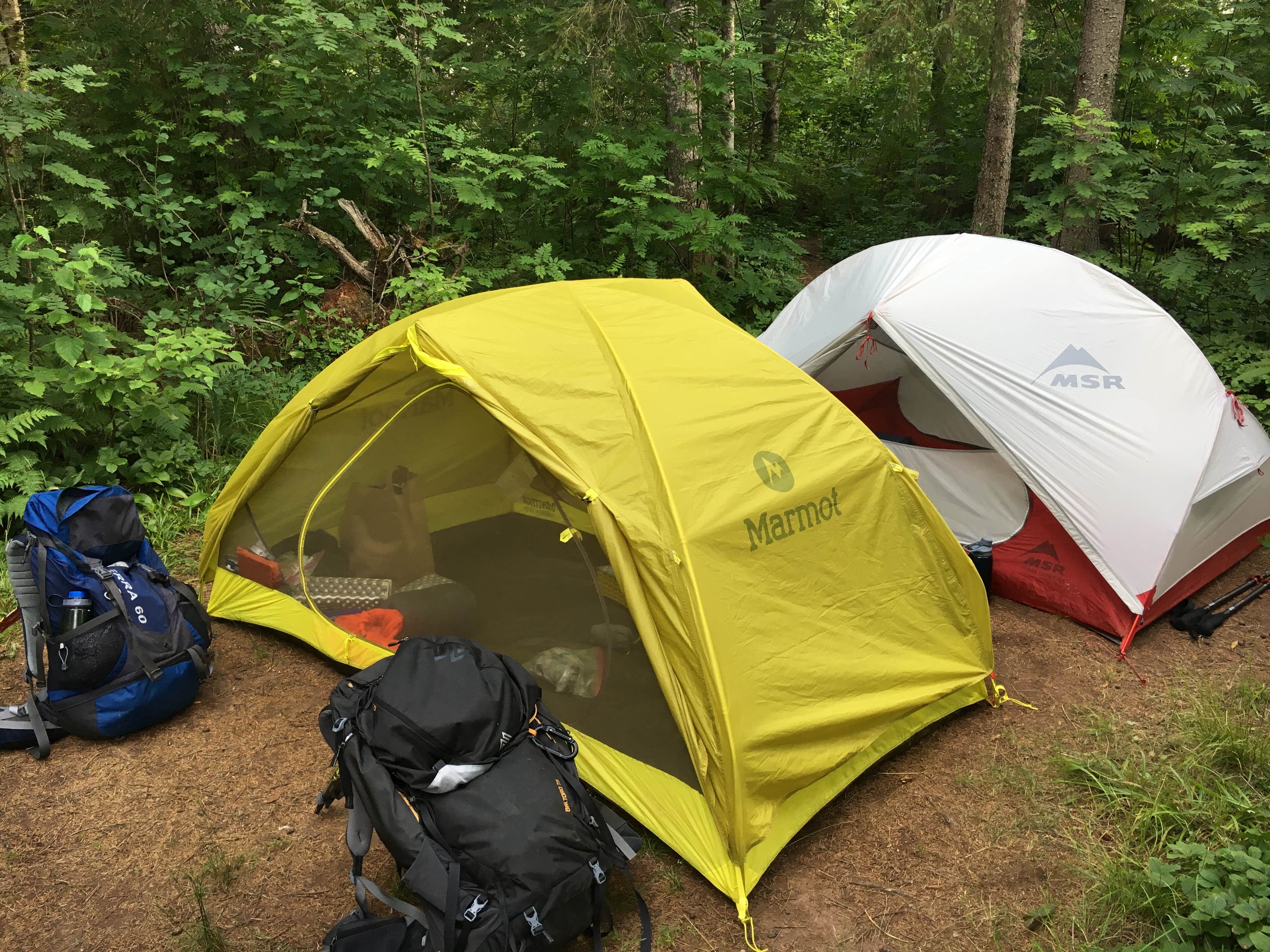 Matt S.'s photo of tent camping at Washington Creek Campground — Isle Royale National Park near Grand Portage, MN