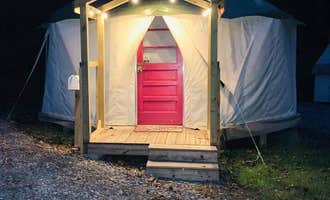 Camping near Sky Ridge Yurts: Gorgeous Stays, Almond, North Carolina