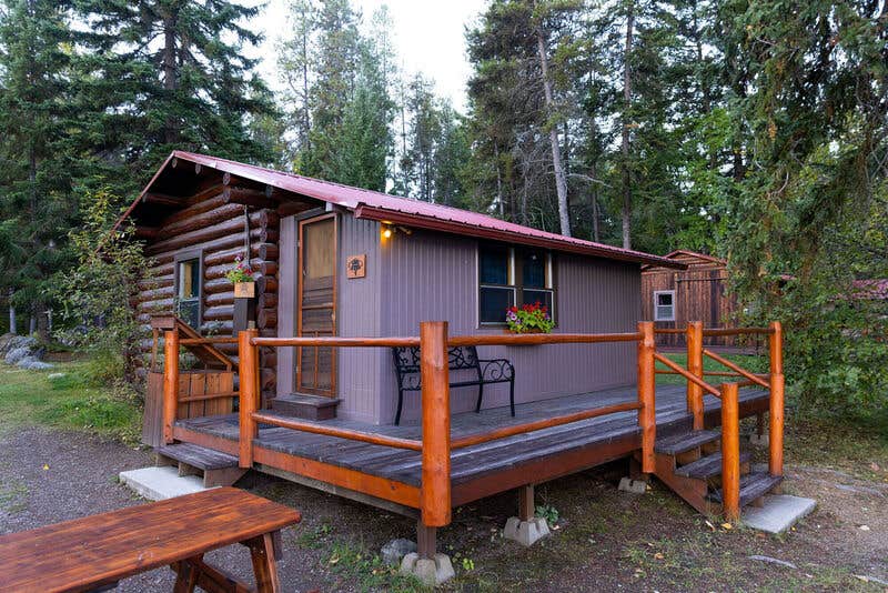 The Dyrt's photo of a cabin at Lake Five Resort near Whitefish, MT