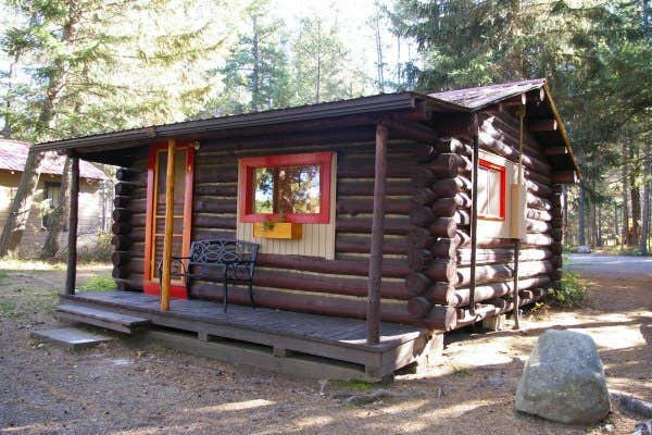 The Dyrt's photo of a cabin at Lake Five Resort near Coram, MT