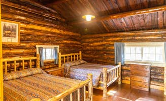 The Dyrt's photo of a cabin at Lake Five Resort near Babb, MT