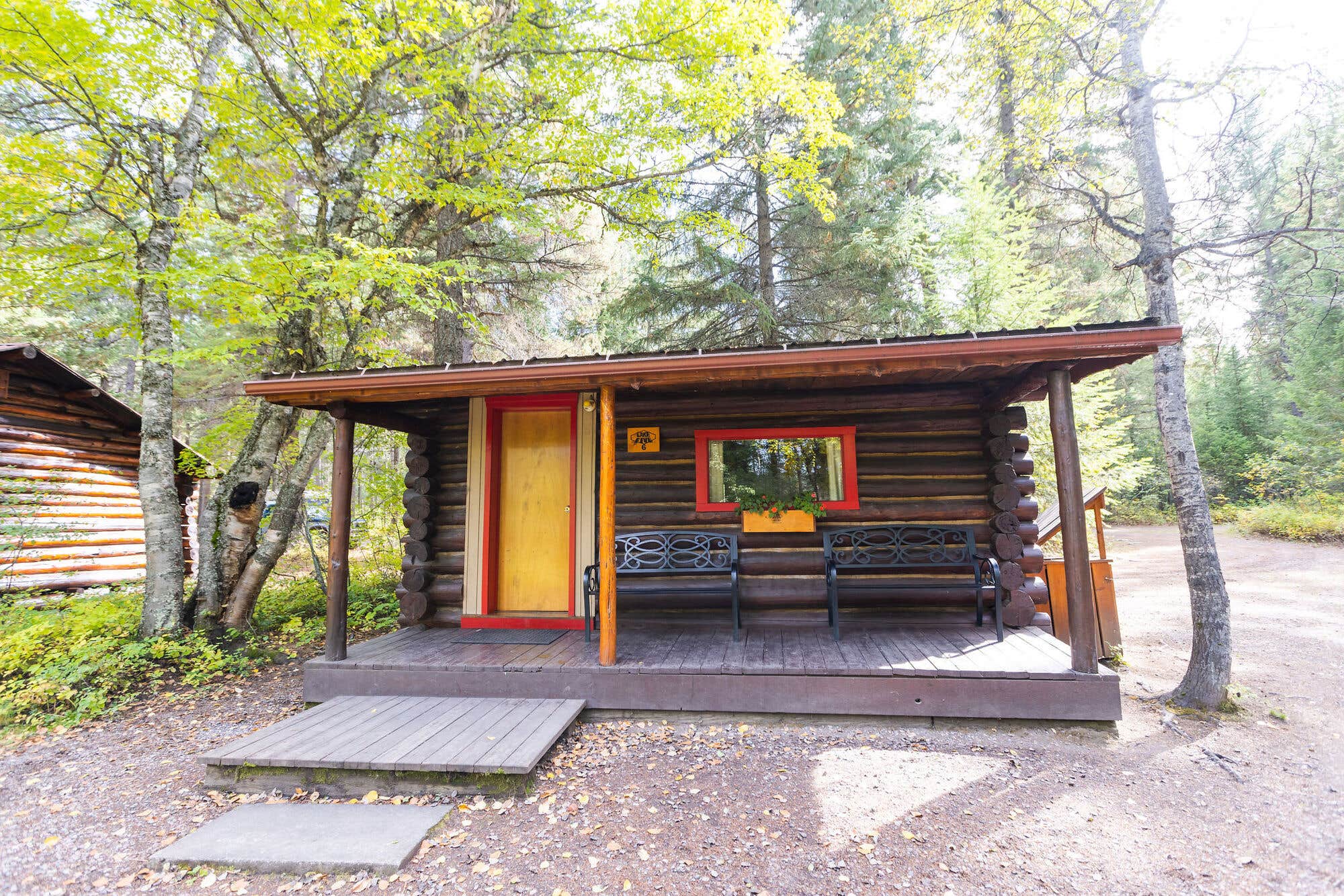 The Dyrt's photo of a cabin at Lake Five Resort near Fortine, MT