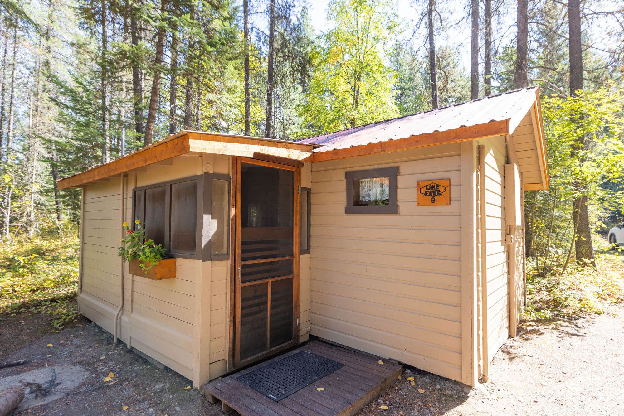 The Dyrt's photo of a cabin at Lake Five Resort near Siyeh Bend, MT