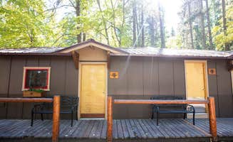 The Dyrt's photo of a cabin at Lake Five Resort near Martin City, MT
