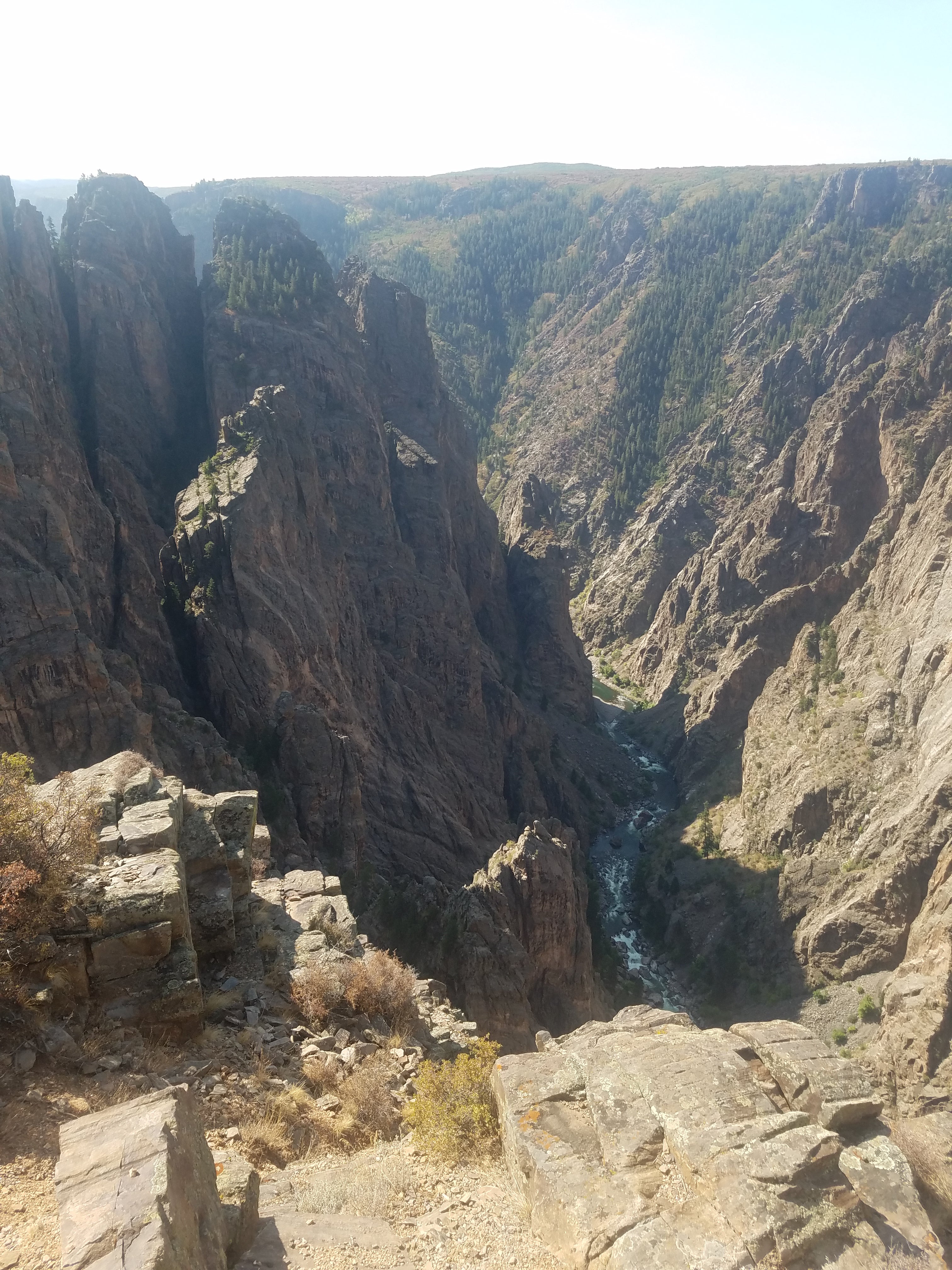 Can't see the canyon from the sites but this is the reason to go to Gunnison. Super close drive from North Rim and so, so amazing. Pictures do not come close to doing it justice.