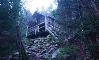 Asher K.'s photo of a cabin at Guyot Shelter - Dispersed Camping near Twin Mountain, NH
